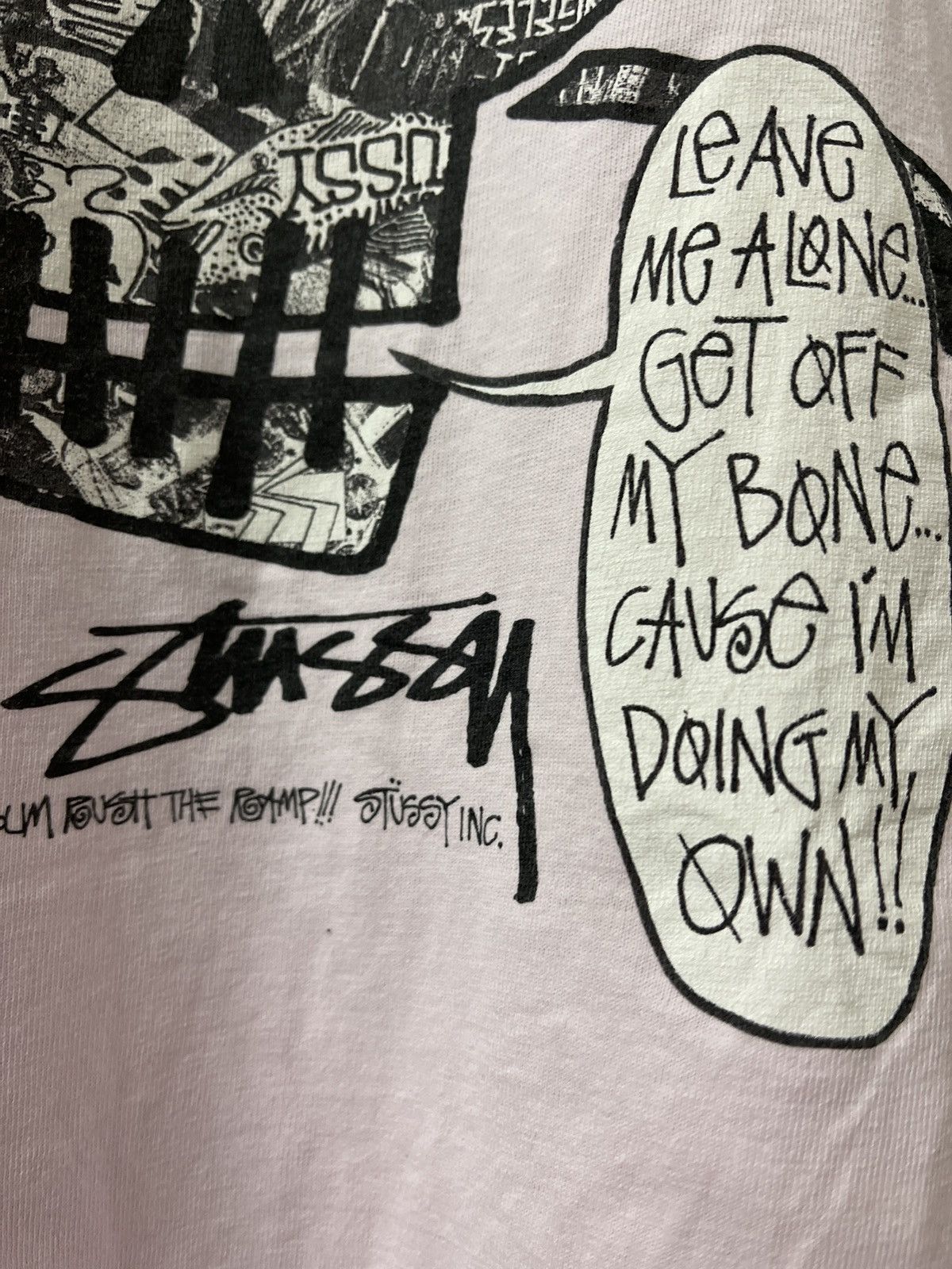 Stussy × Vintage VINTAGE STUSSY SKULL BUSH THE RAMP TEE VERY RARE Size US M / EU 48-50 / 2 - 4 Thumbnail