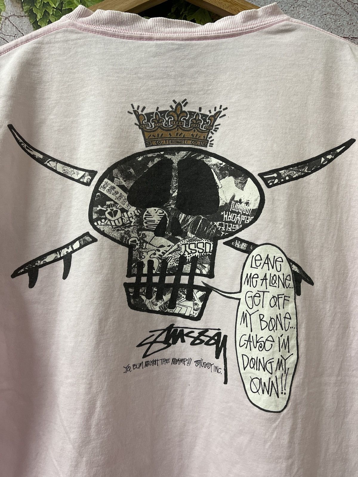 Stussy × Vintage VINTAGE STUSSY SKULL BUSH THE RAMP TEE VERY RARE Size US M / EU 48-50 / 2 - 2 Thumbnail