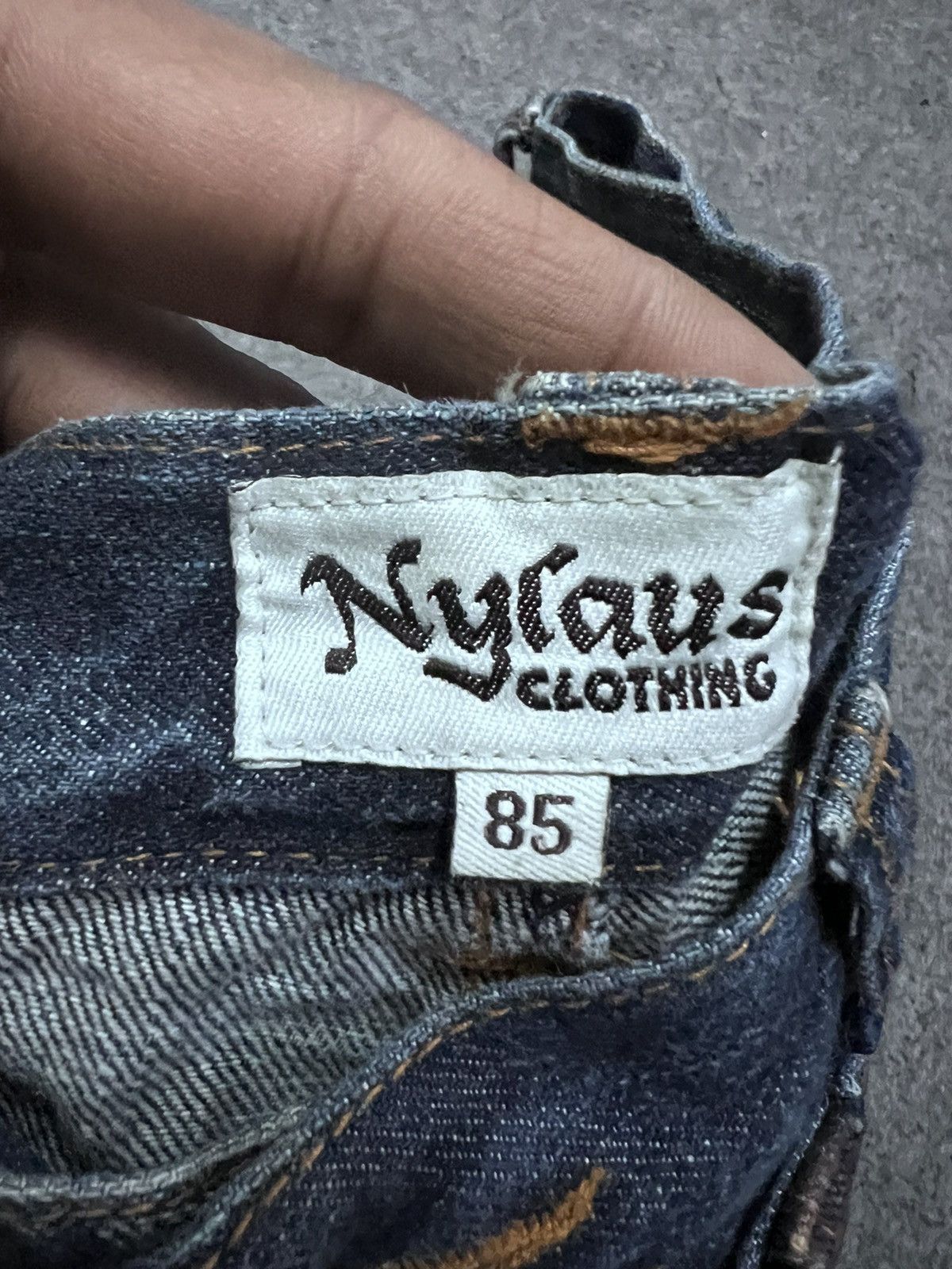 Japanese Brand × Vintage THRASHED RIPPE DISTRESSED DENIM PANT BY NYLAUS Size US 32 / EU 48 - 7 Thumbnail