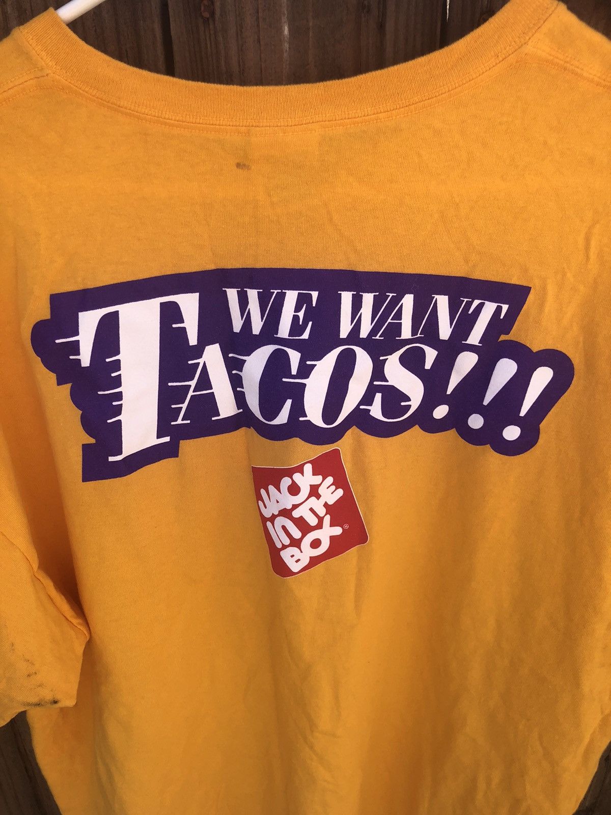 NBA × Vintage Vintage Lakers “We Want Tacos” Jack in the box collab tee Size US XL / EU 56 / 4 - 4 Thumbnail