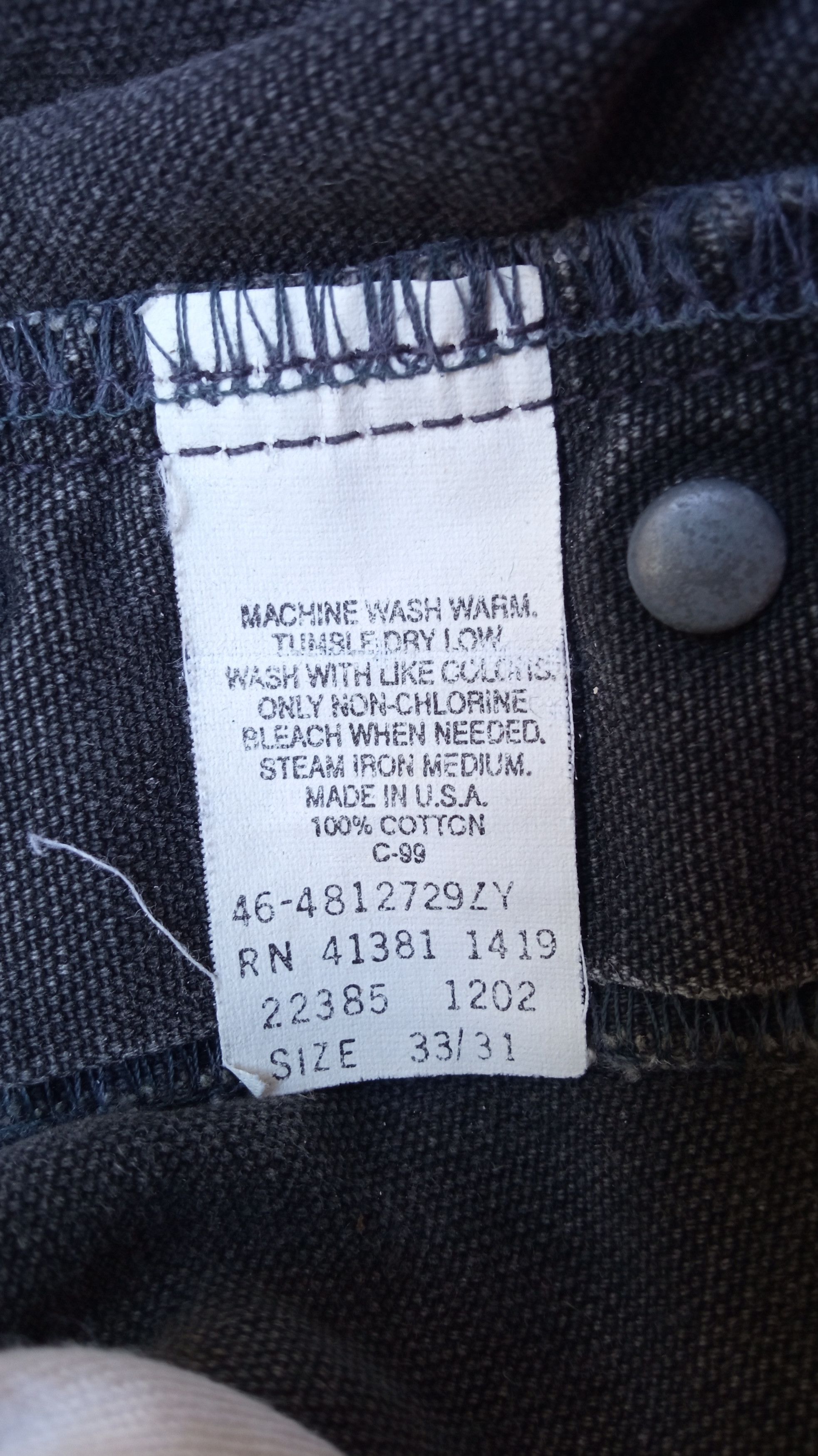 RRL Ralph Lauren 🔥🔥Vintage RRL Double RL Carpenter Painter Pants Size US 33 - 22 Thumbnail