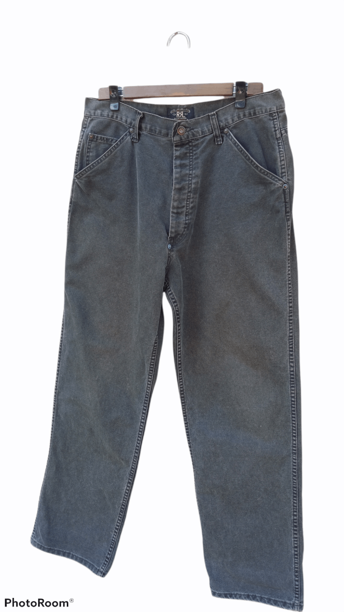 RRL Ralph Lauren 🔥🔥Vintage RRL Double RL Carpenter Painter Pants Size US 33 - 3 Thumbnail
