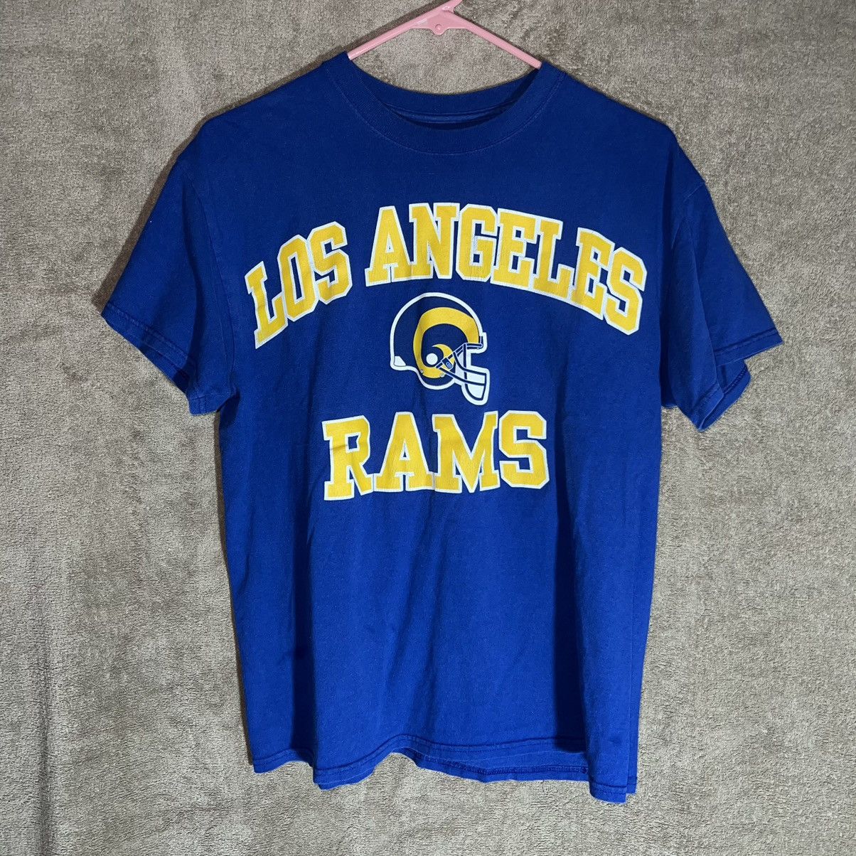 Majestic × NFL × Vintage Vintage Majestic Los Angeles Rams T Shirt Size US S / EU 44-46 / 1 - 1 Thumbnail