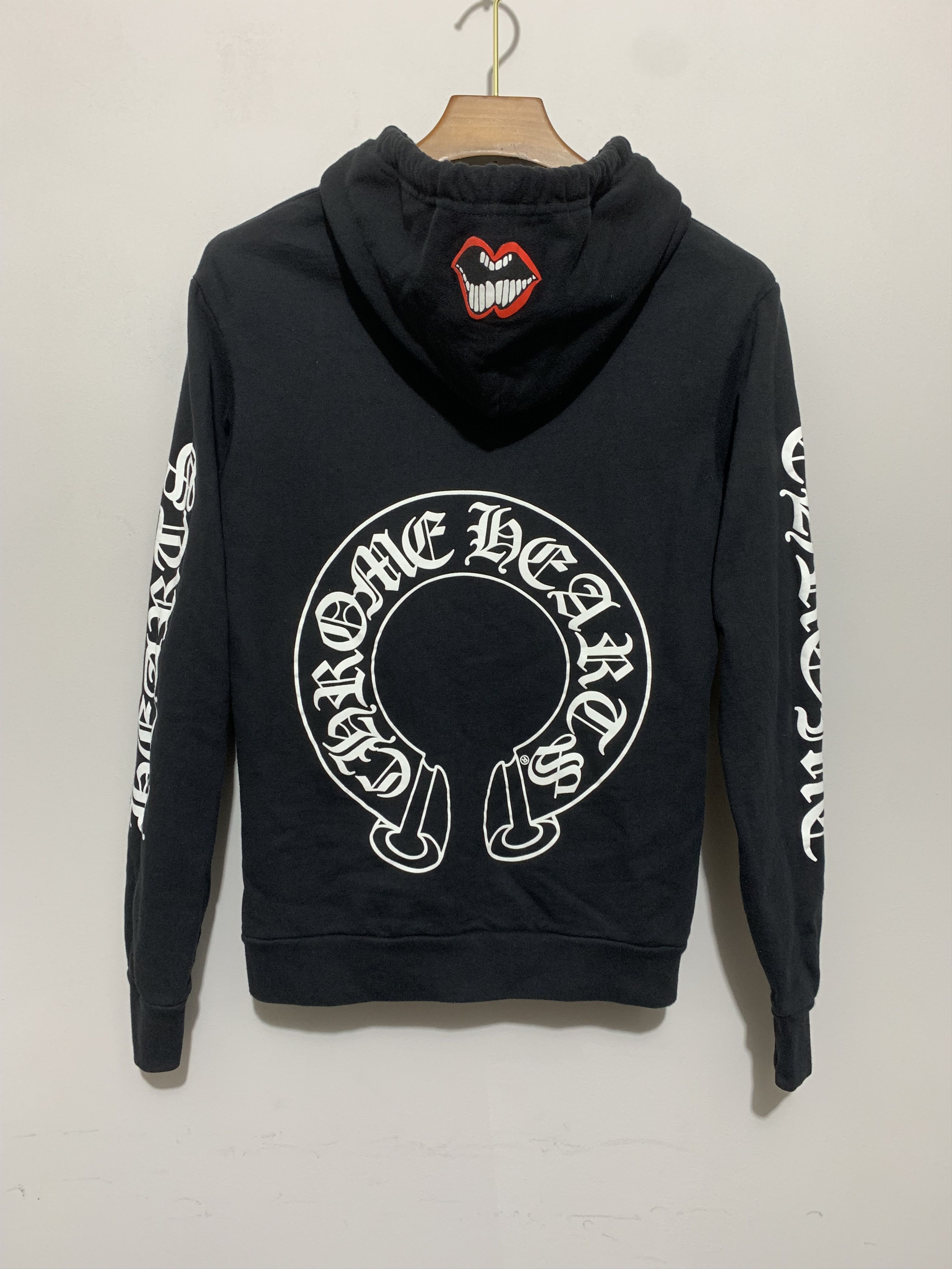 Chrome Hearts Vintage Chrome Hearts Lips Hoodie | Grailed