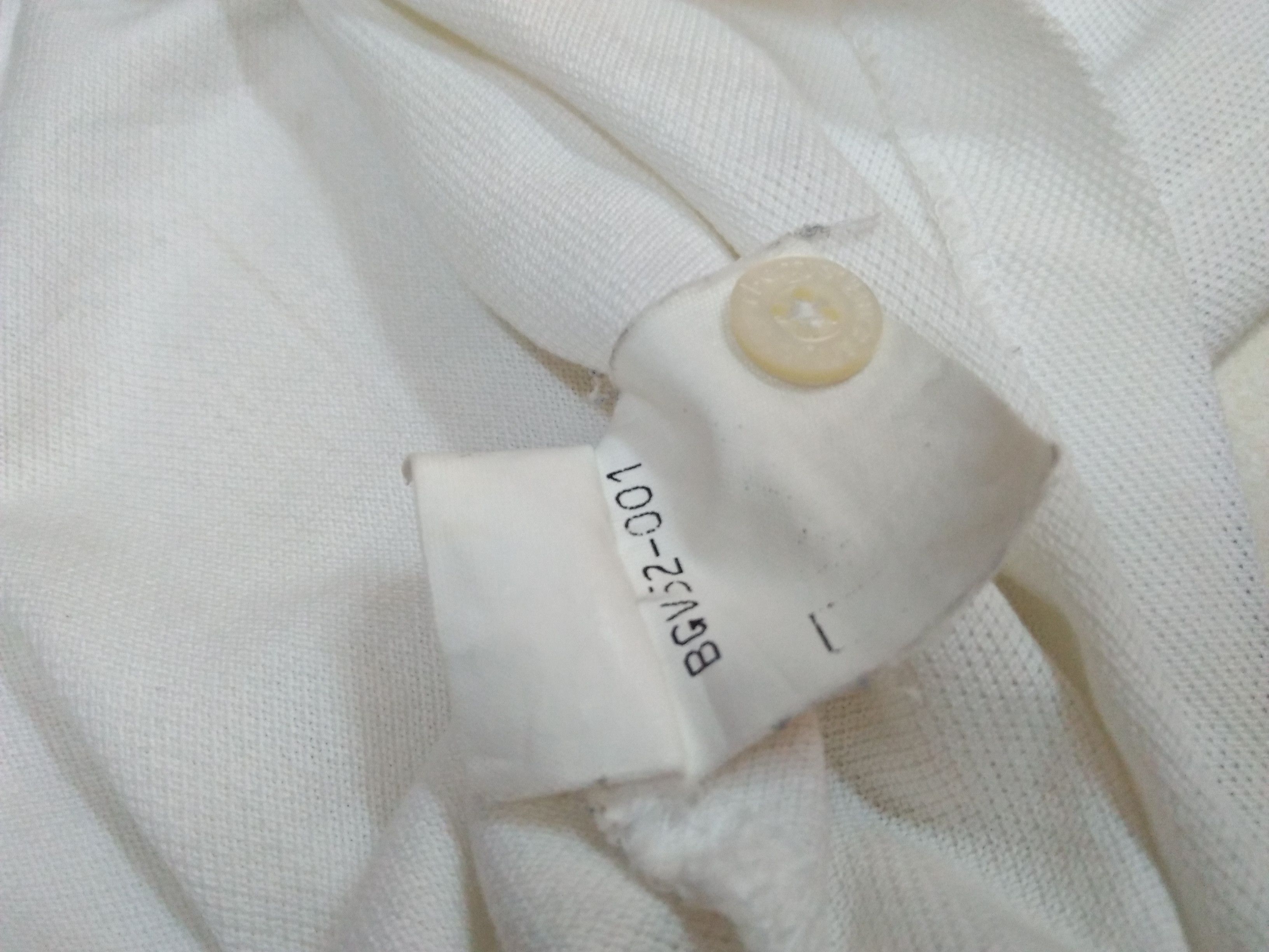 Burberry BURBERRYS REGD Embroidered Logo White Color Polo. Size US M / EU 48-50 / 2 - 14 Thumbnail