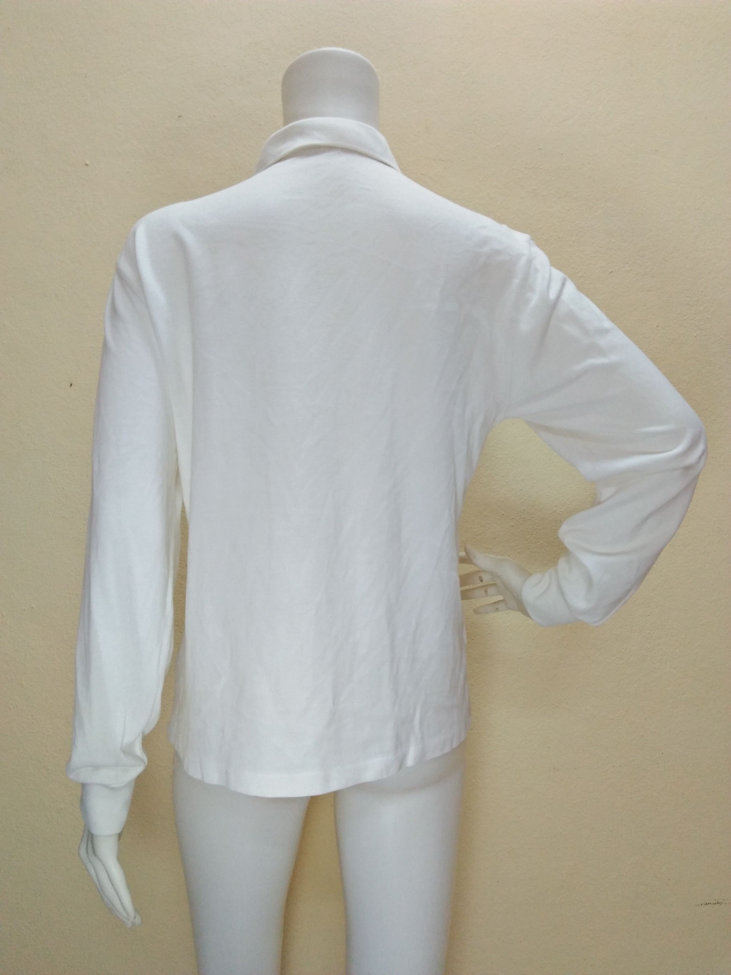Burberry BURBERRYS REGD Embroidered Logo White Color Polo. Size US M / EU 48-50 / 2 - 5 Thumbnail