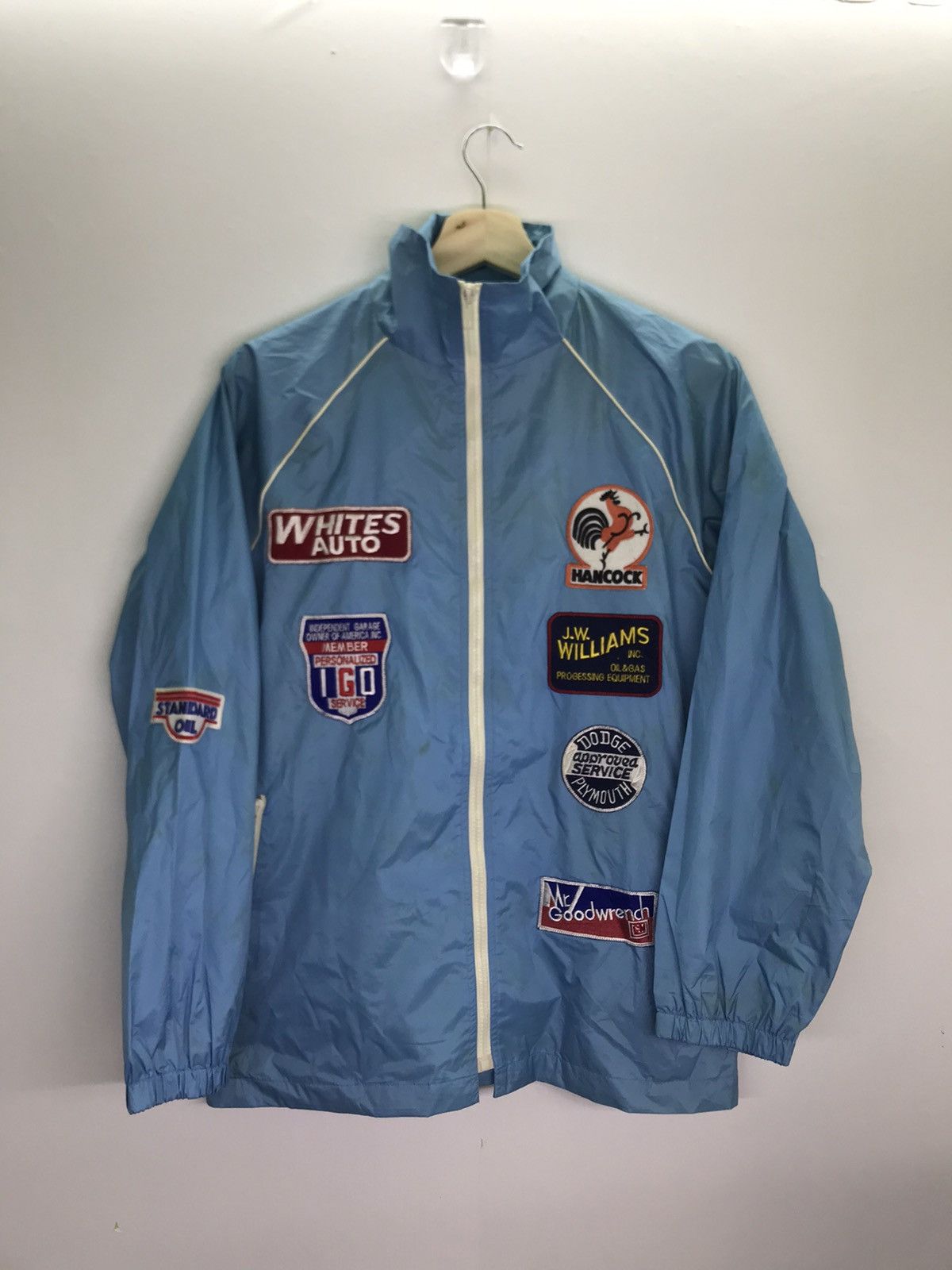 Vintage Vintage Racing Patched Light jacket Size US M / EU 48-50 / 2 - 1 Thumbnail