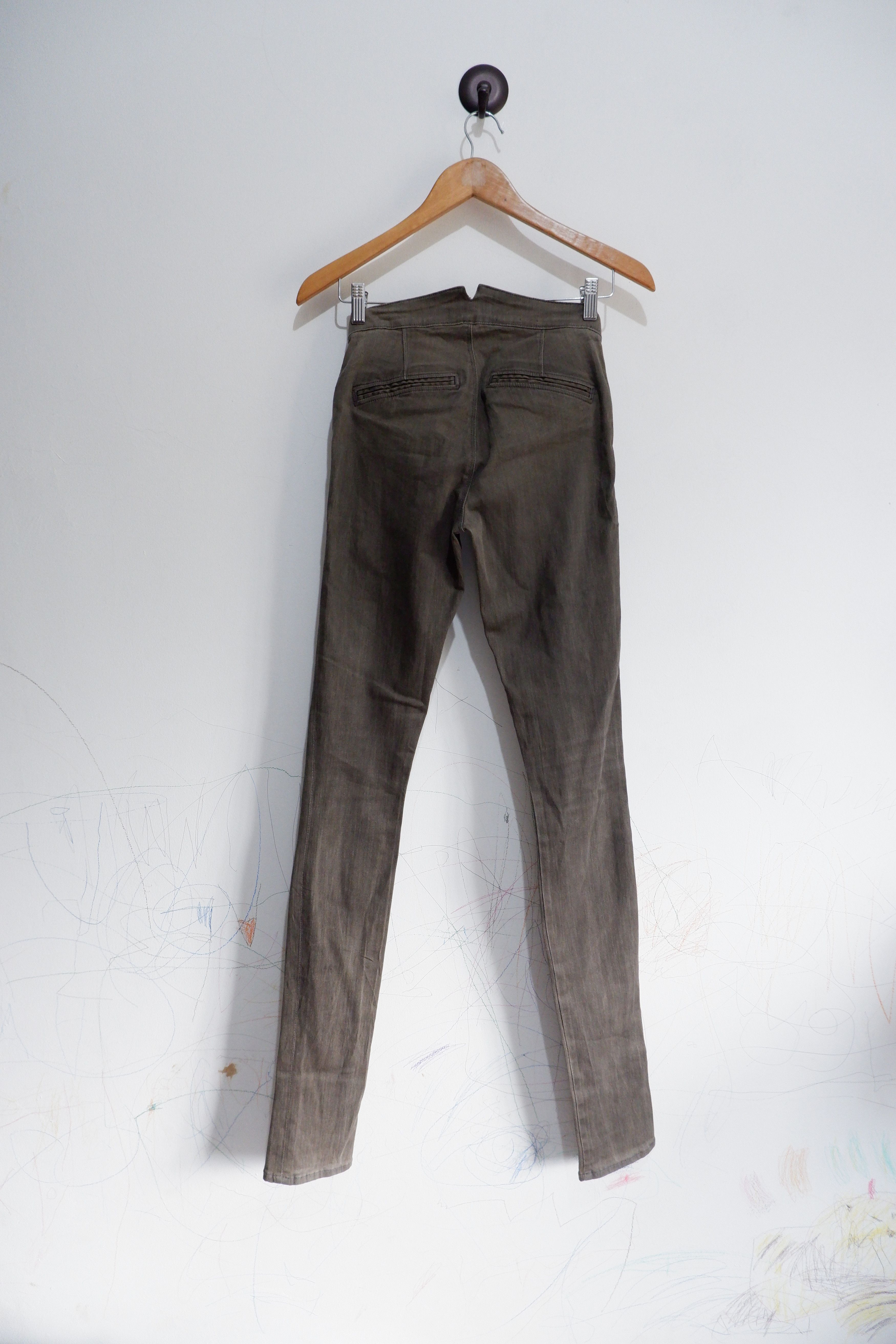 Helmut Lang Helmut Lang Low Rise Fake Pocket Pants | Stretch Size 26" / US 2 / IT 38 - 2 Thumbnail