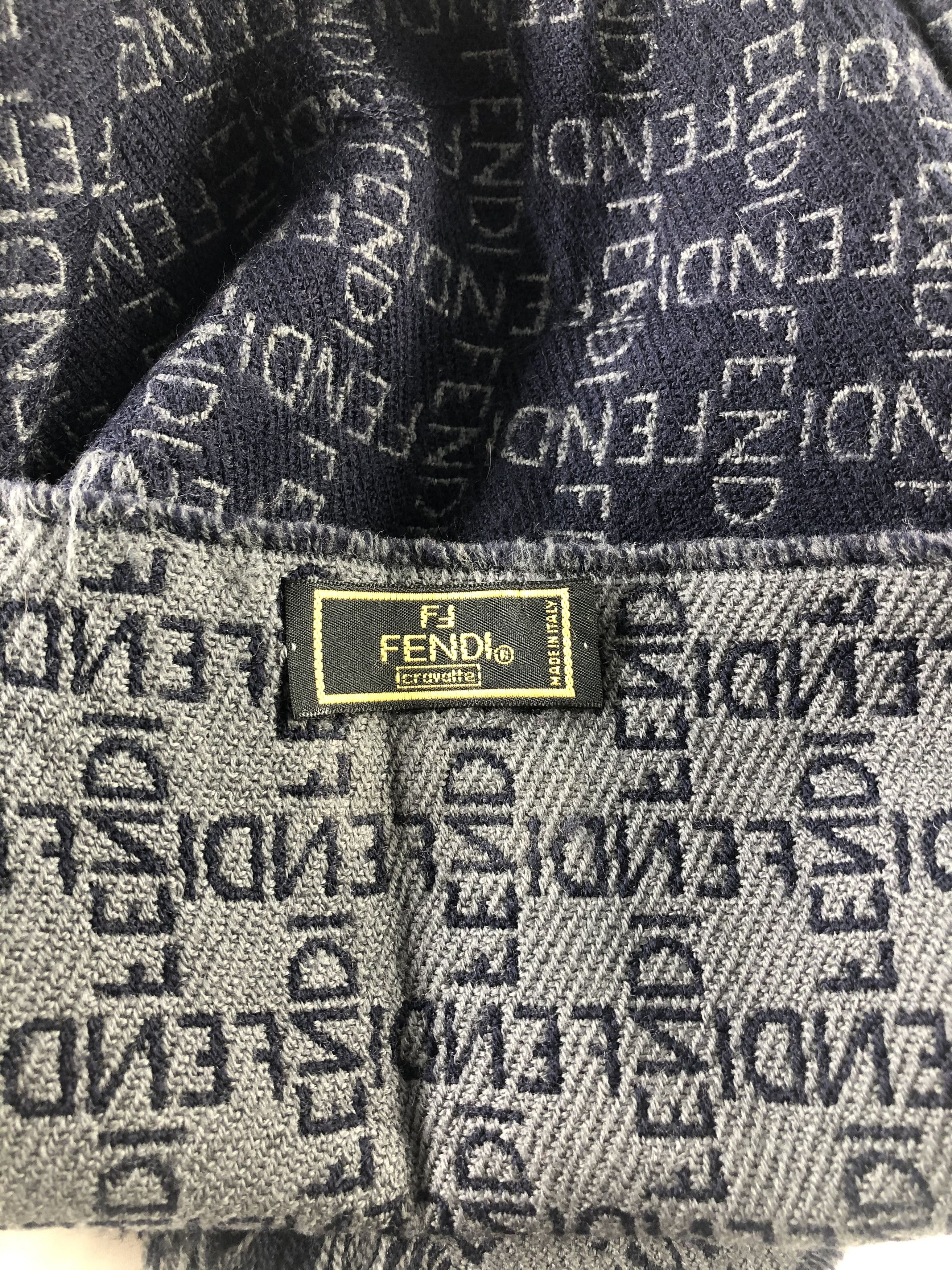 Fendi Fendi Monogram Scarf / Muffler / Neckwear Size ONE SIZE - 3 Thumbnail