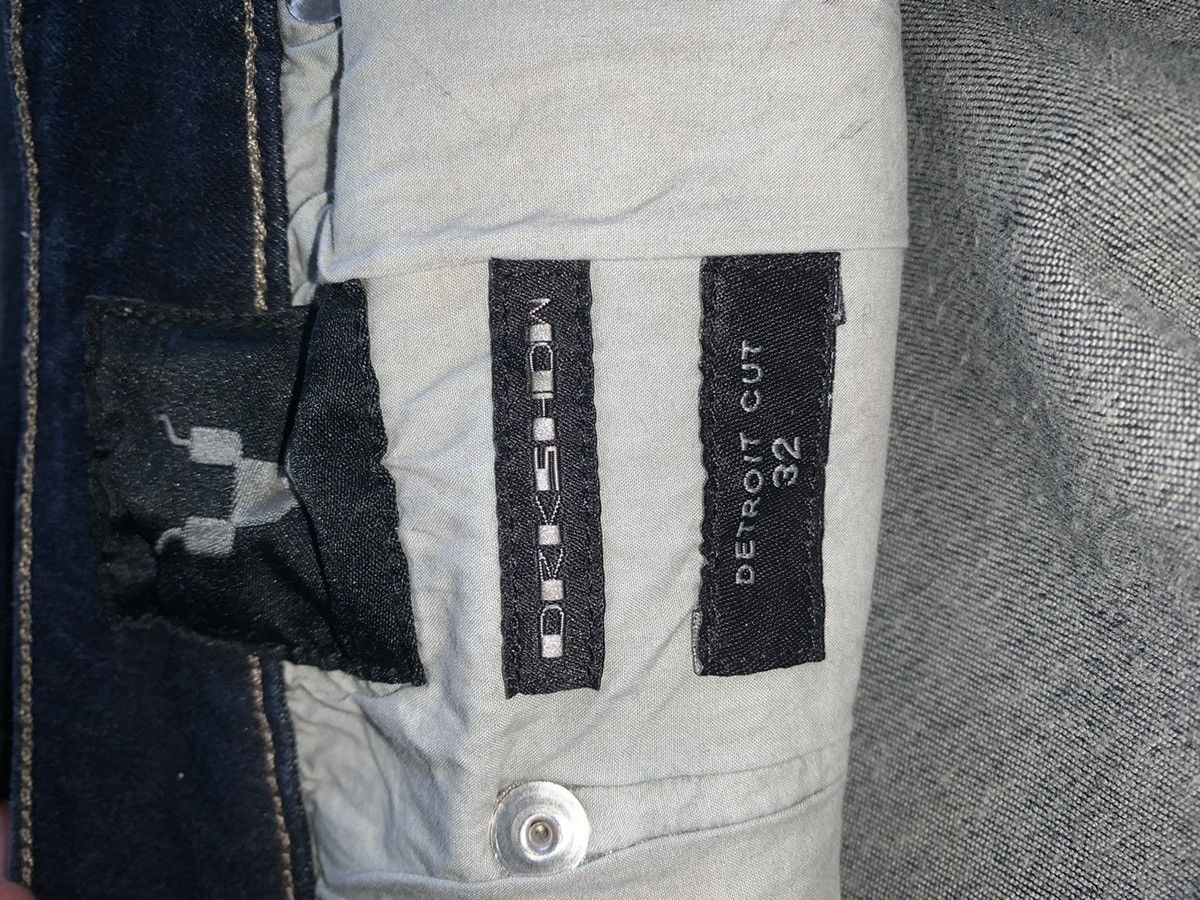 Rick Owens Drkshdw Rick Owens DRKSHDW Patchwork Detroit Cut Denim Size US 32 / EU 48 - 3 Thumbnail