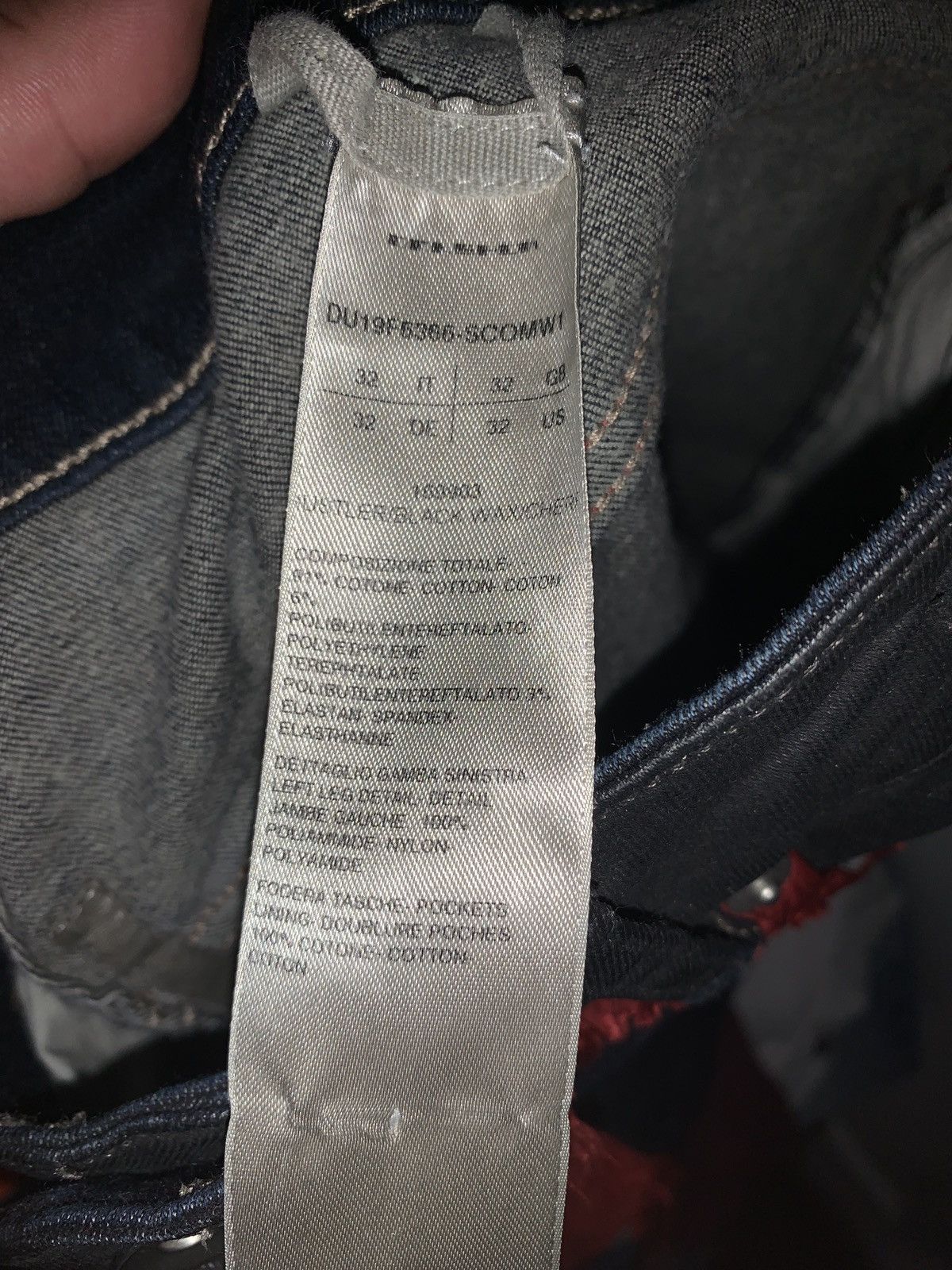 Rick Owens Drkshdw Rick Owens DRKSHDW Patchwork Detroit Cut Denim Size US 32 / EU 48 - 7 Thumbnail