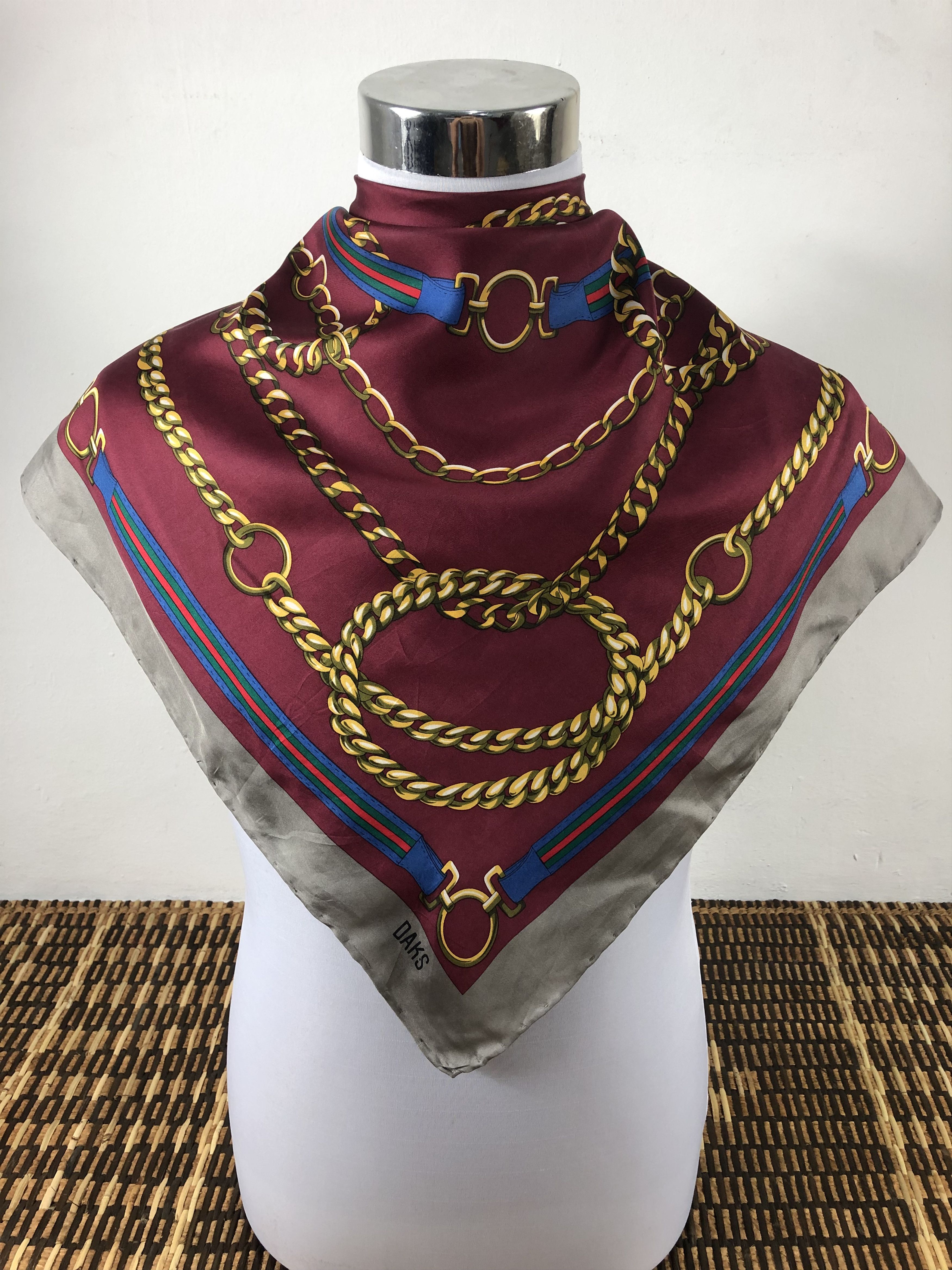 DAKS Daks London Silk Scarf Size ONE SIZE - 2 Thumbnail