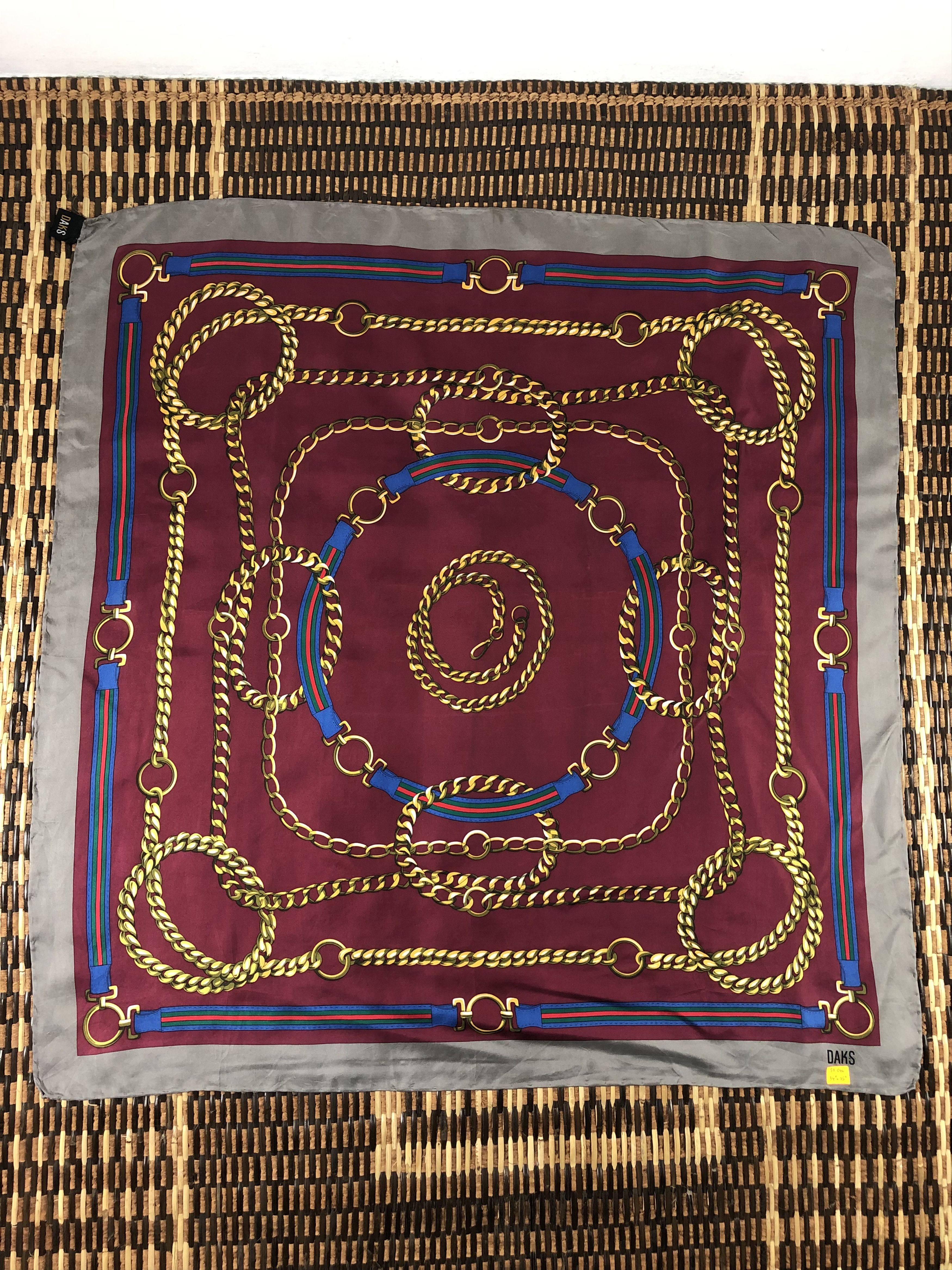 DAKS Daks London Silk Scarf Size ONE SIZE - 3 Thumbnail