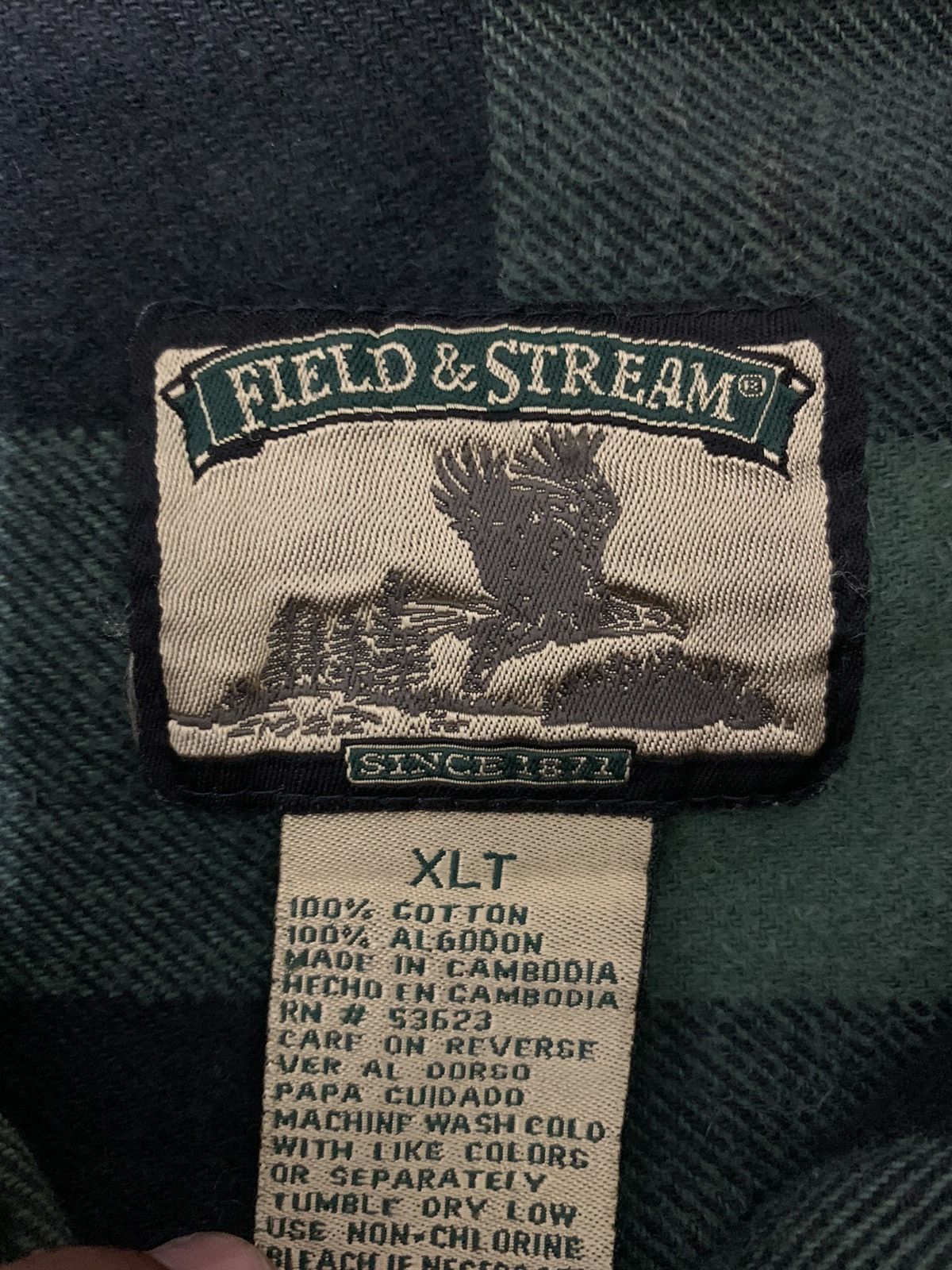 Field & Stream Field And Stream Flannel Checkered DOUBLE POCKET Size US XL / EU 56 / 4 - 8 Thumbnail