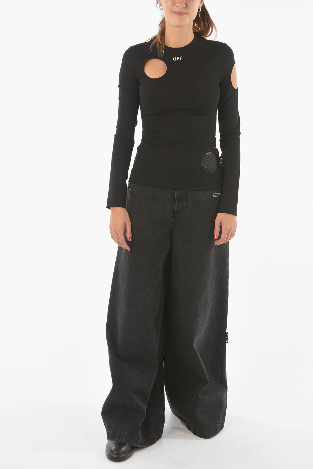 Off-White Tank Tops in Black Size S / US 4 / IT 40 - 4 Thumbnail