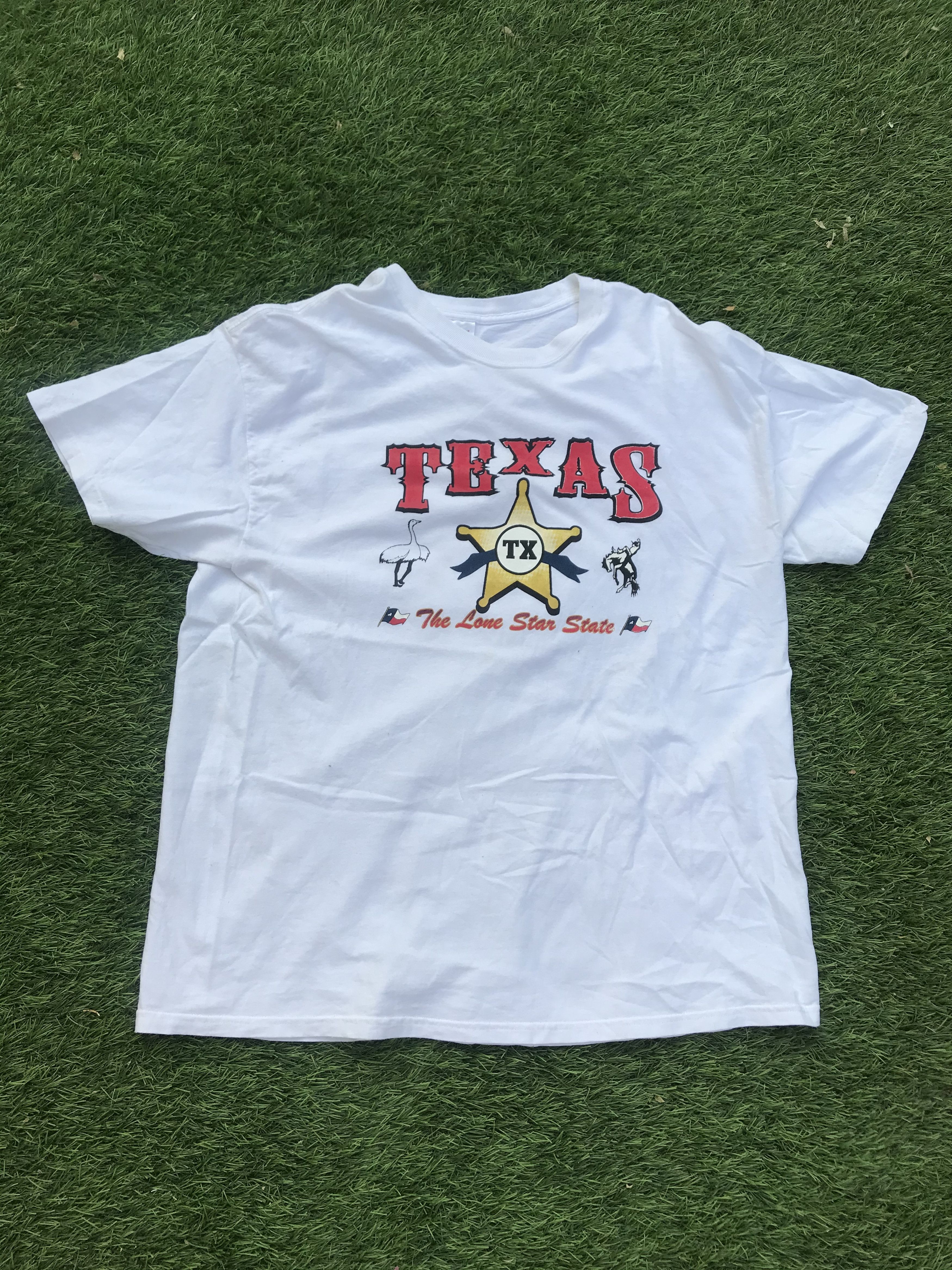 Hanes Vintage Texas "the lone star state" t shirt Size US XL / EU 56 / 4 - 1 Thumbnail