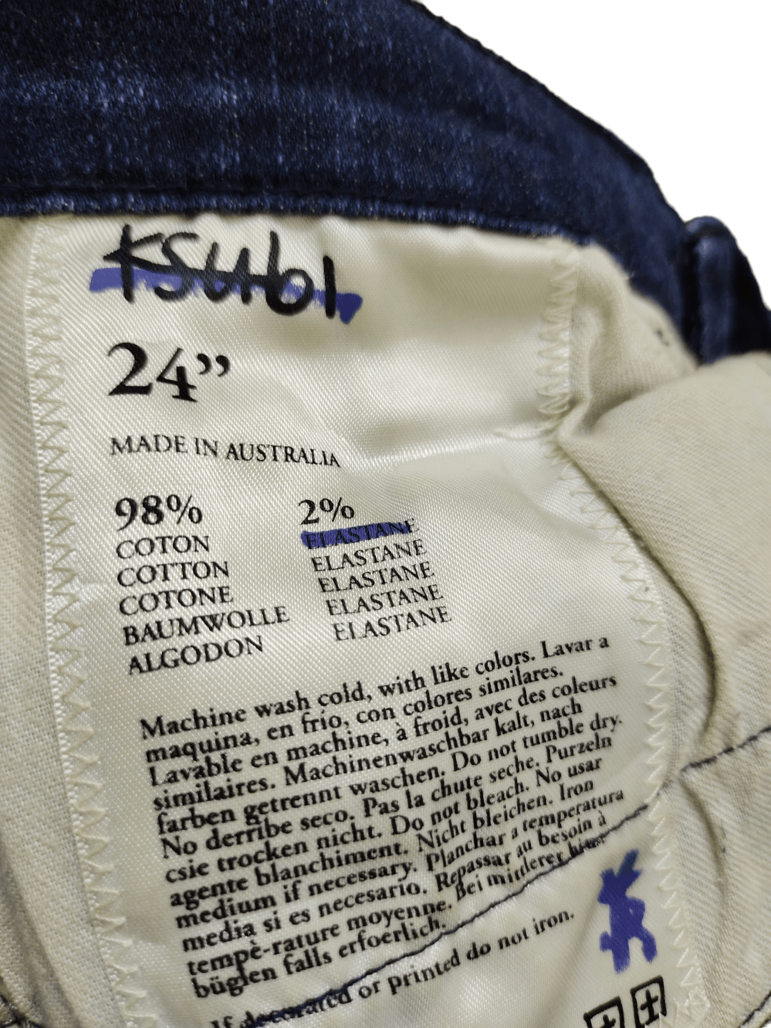 Ksubi Ksubi Skinny Denim Jeans Stretchable Size 24" / US 00 / IT 34 - 14 Thumbnail