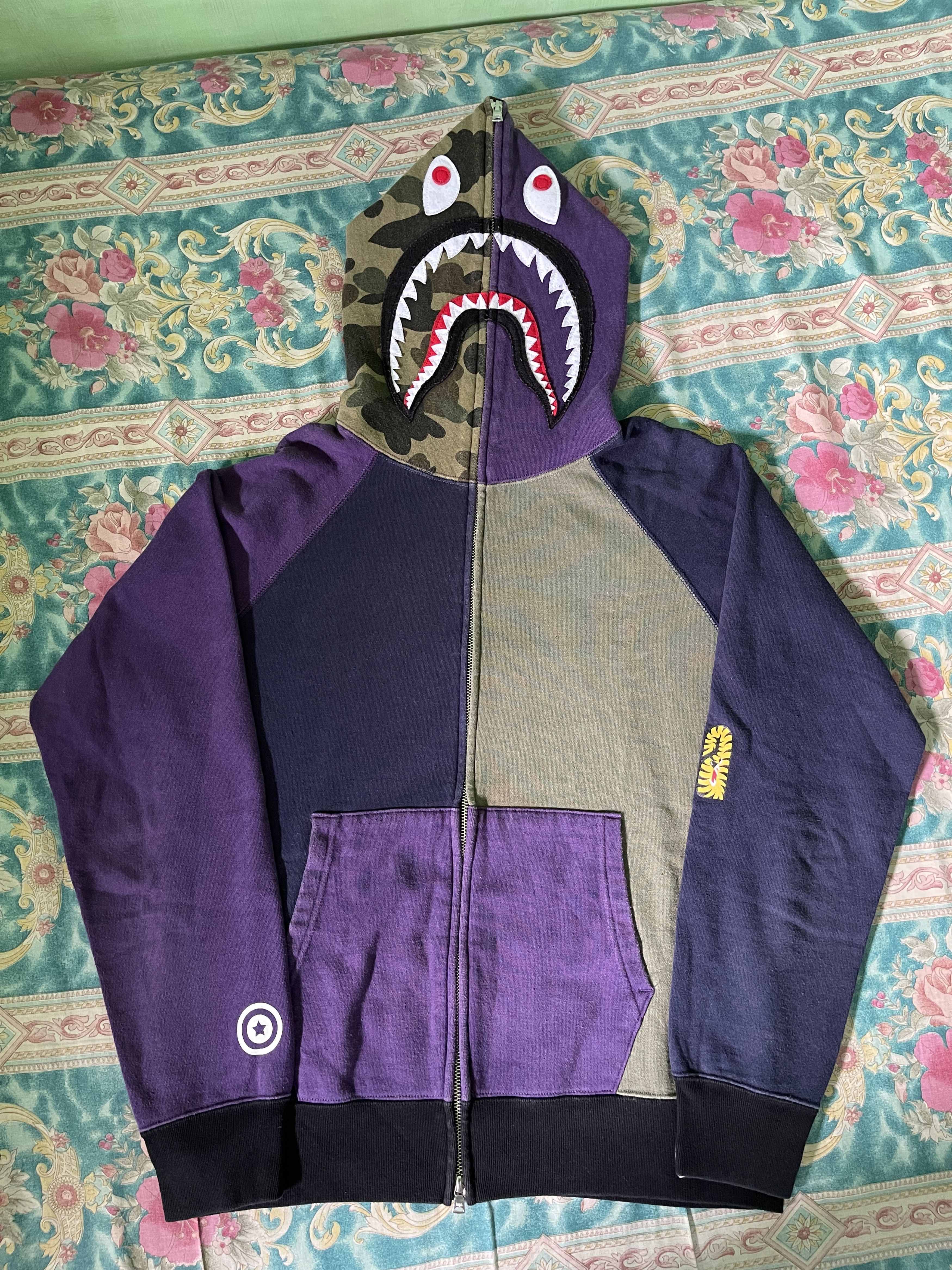 Bape × Coach BAPE x COACH SHARK FULL ZIP HOODIE | Grailed