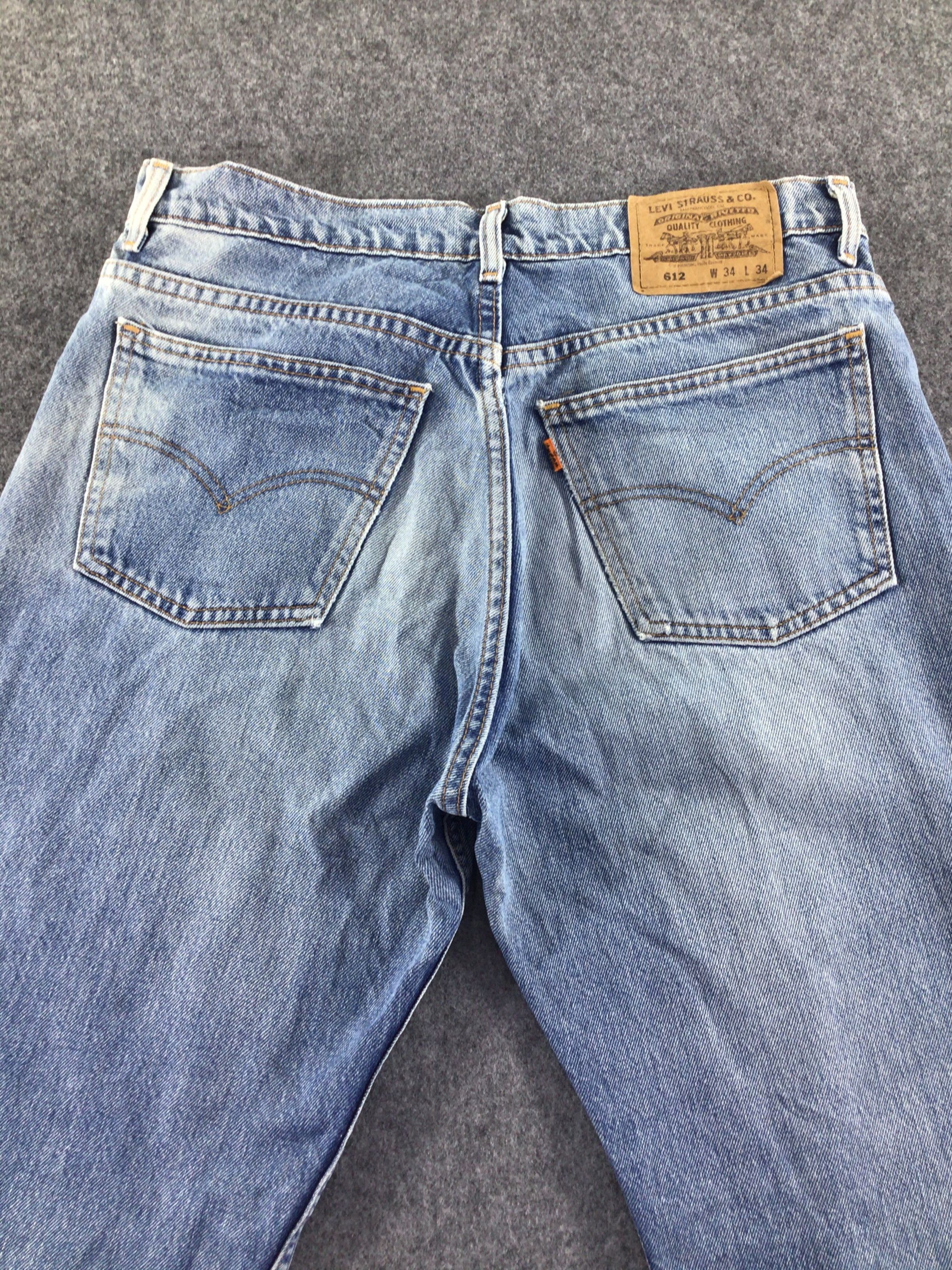 Levi's × Vintage Vintage 90s Levis 612-JM048 Size US 33 - 3 Thumbnail
