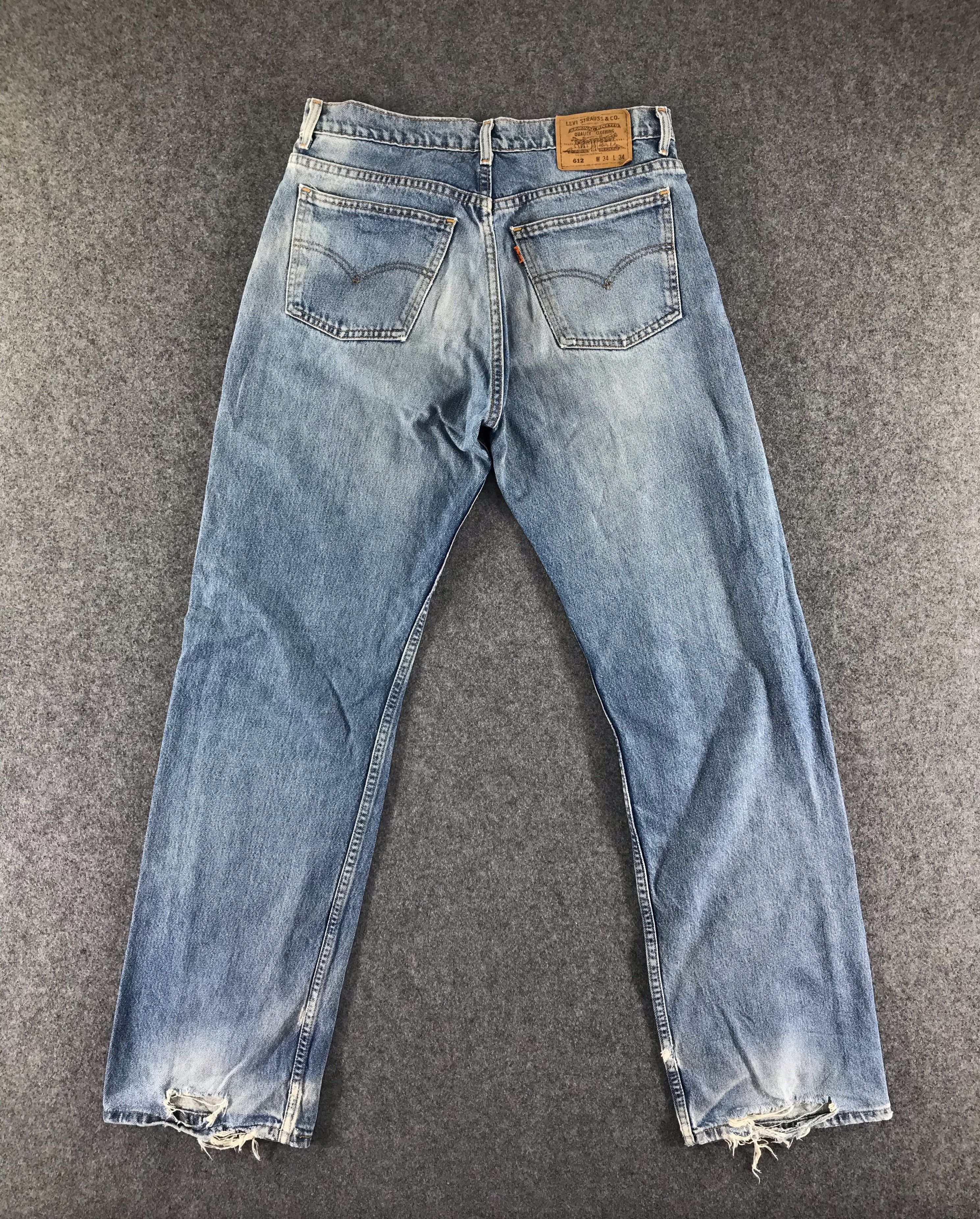 Levi's × Vintage Vintage 90s Levis 612-JM048 Size US 33 - 2 Thumbnail