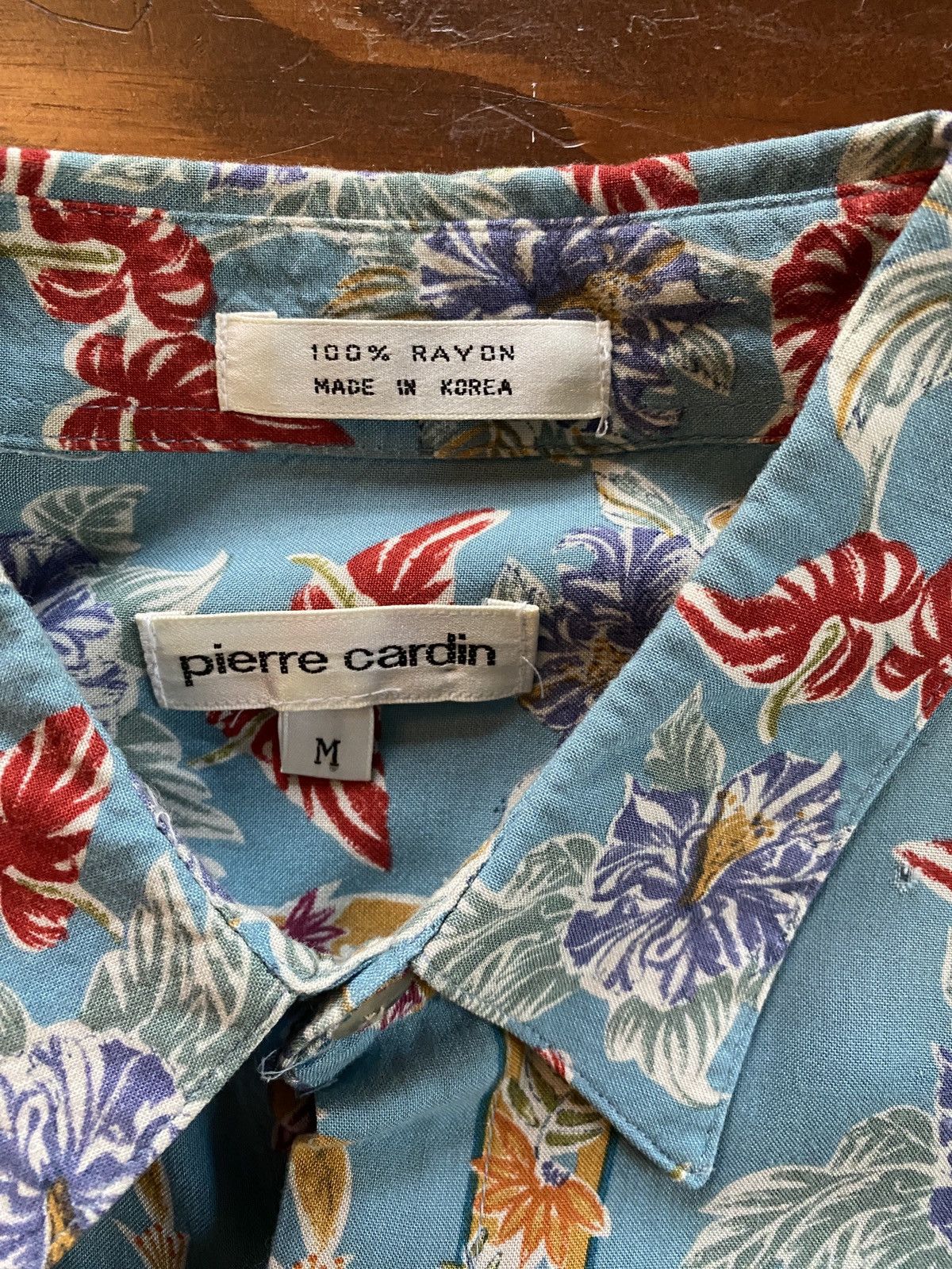 Pierre Cardin Vintage 80’s Pierre Cardin Flowers Rayon Button Up Size US M / EU 48-50 / 2 - 6 Thumbnail