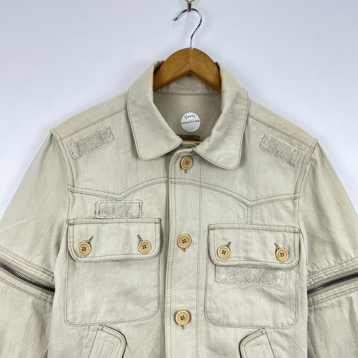 Bottega Veneta Vintage BOTTEGA VENETA Denim Removable Sleeve Jacket J0023 Size US S / EU 44-46 / 1 - 2 Thumbnail