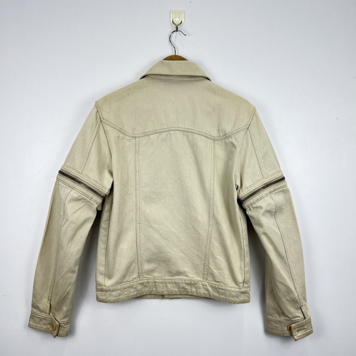 Bottega Veneta Vintage BOTTEGA VENETA Denim Removable Sleeve Jacket J0023 Size US S / EU 44-46 / 1 - 7 Thumbnail