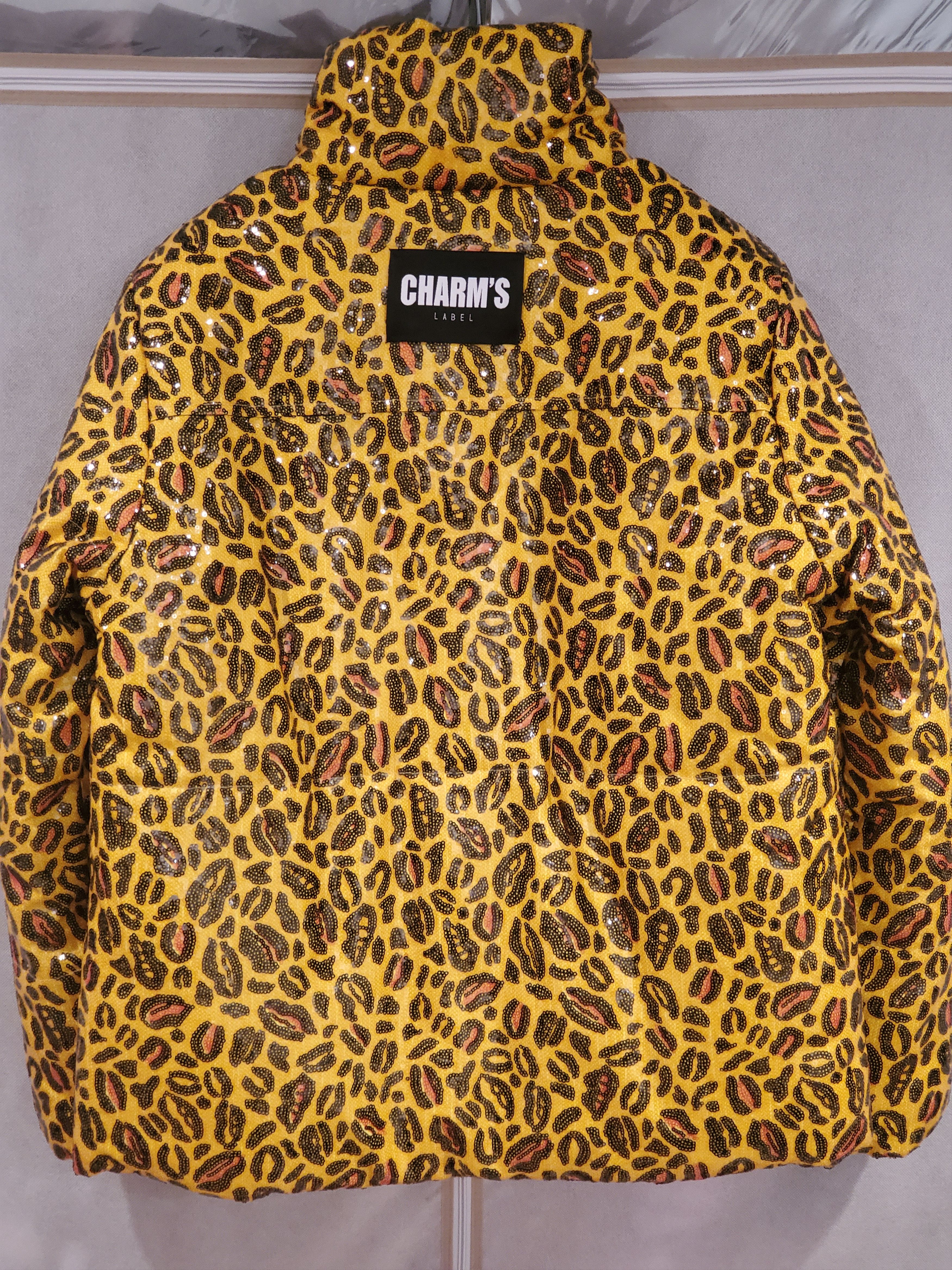 Other CHARMS Sequin Leopard Print Puffer Jacket - UNISEX Size US L / EU 52-54 / 3 - 8 Thumbnail