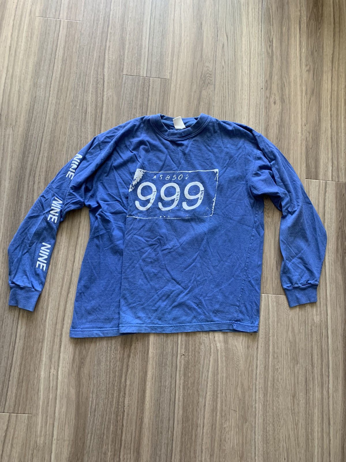Band Tees 999 vintage band longsleeve Size US XL / EU 56 / 4 - 2 Thumbnail