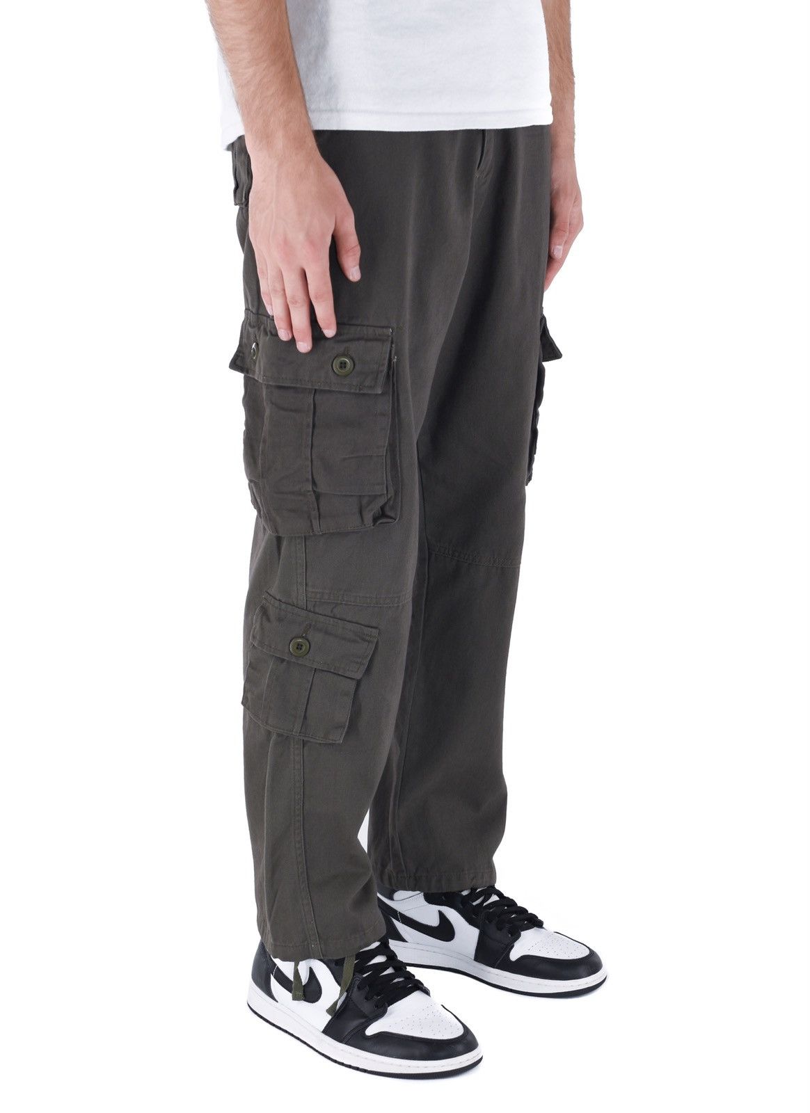 Japanese Brand 8 Pocket Cargo Pants Grey Size US 38 / EU 54 - 1 Thumbnail