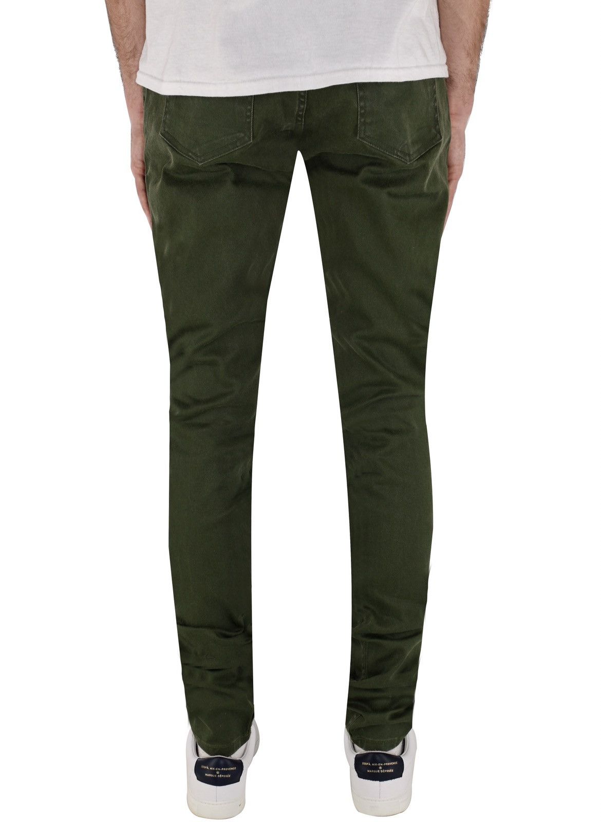Vintage Stacked Denim Jeans Olive Green Size US 34 / EU 50 - 3 Thumbnail