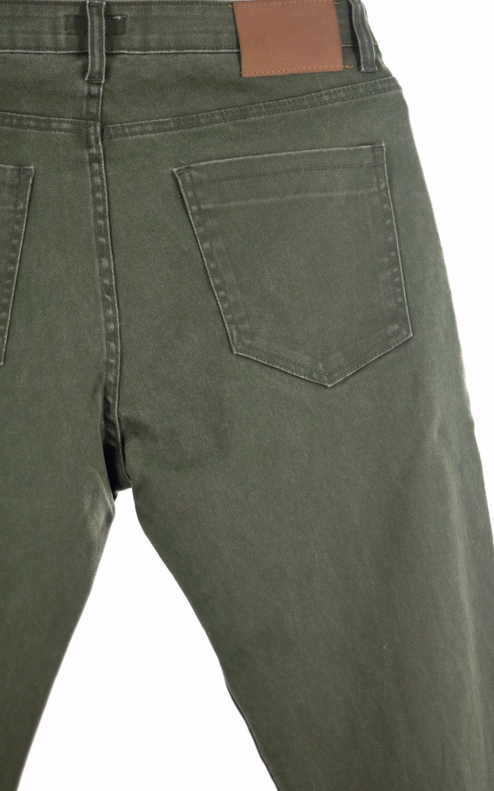 Vintage Stacked Denim Jeans Olive Green Size US 34 / EU 50 - 5 Thumbnail