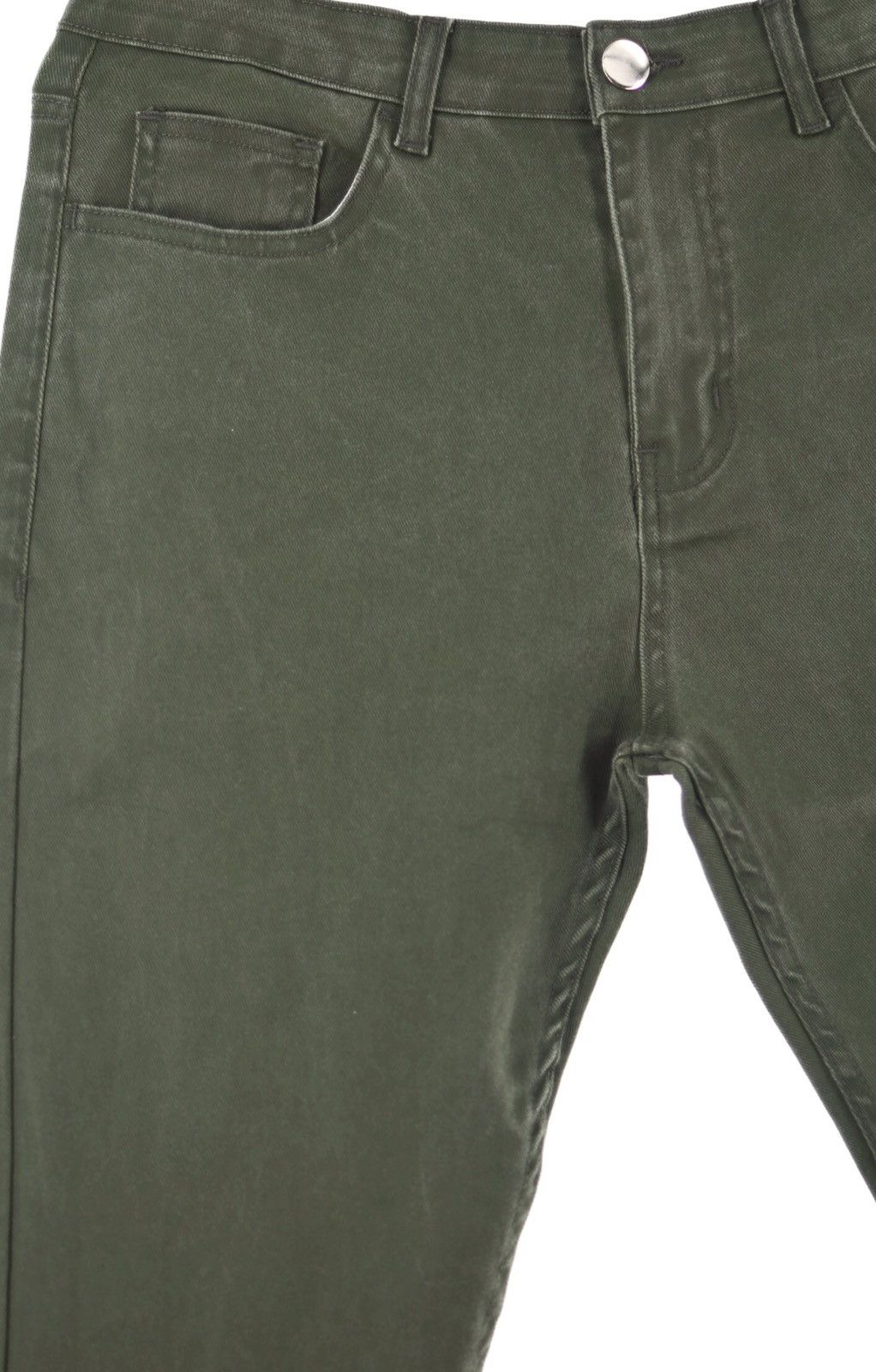 Vintage Stacked Denim Jeans Olive Green Size US 34 / EU 50 - 4 Thumbnail