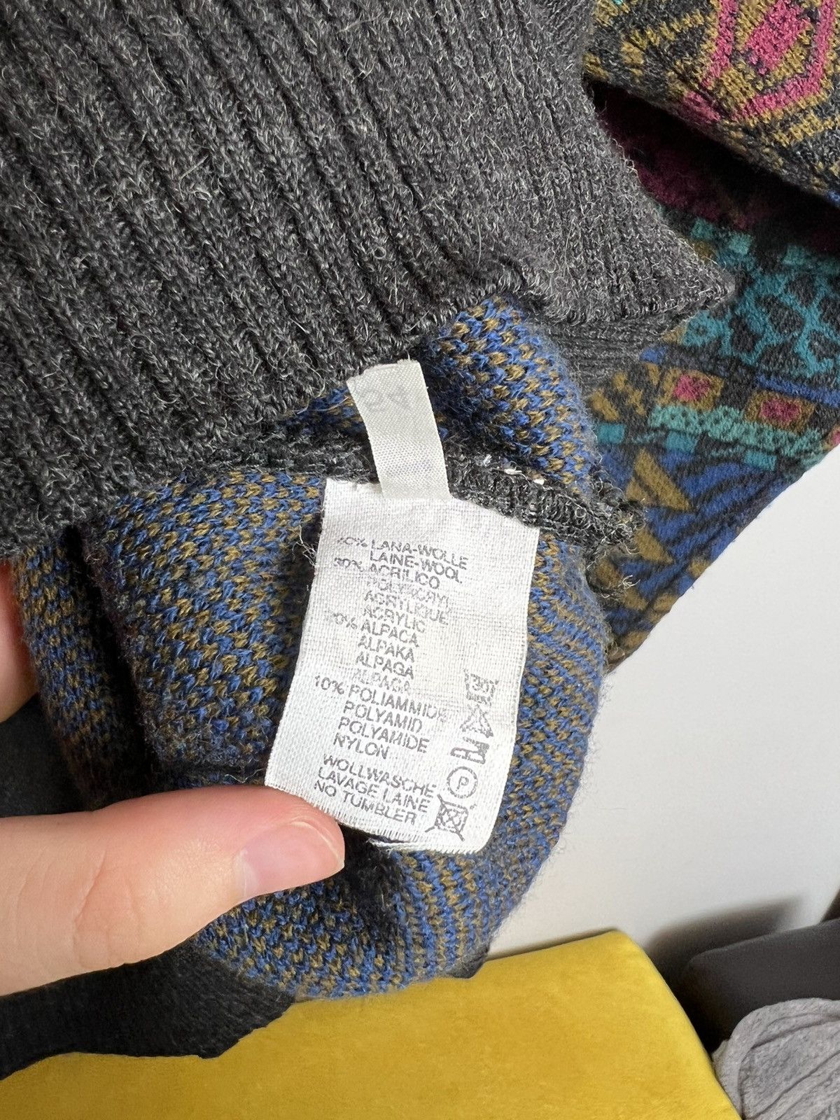 Nirvana Rare Vintage 90s Nirvana Kurt Cobain Style Cardigan Sweater Size US L / EU 52-54 / 3 - 6 Thumbnail