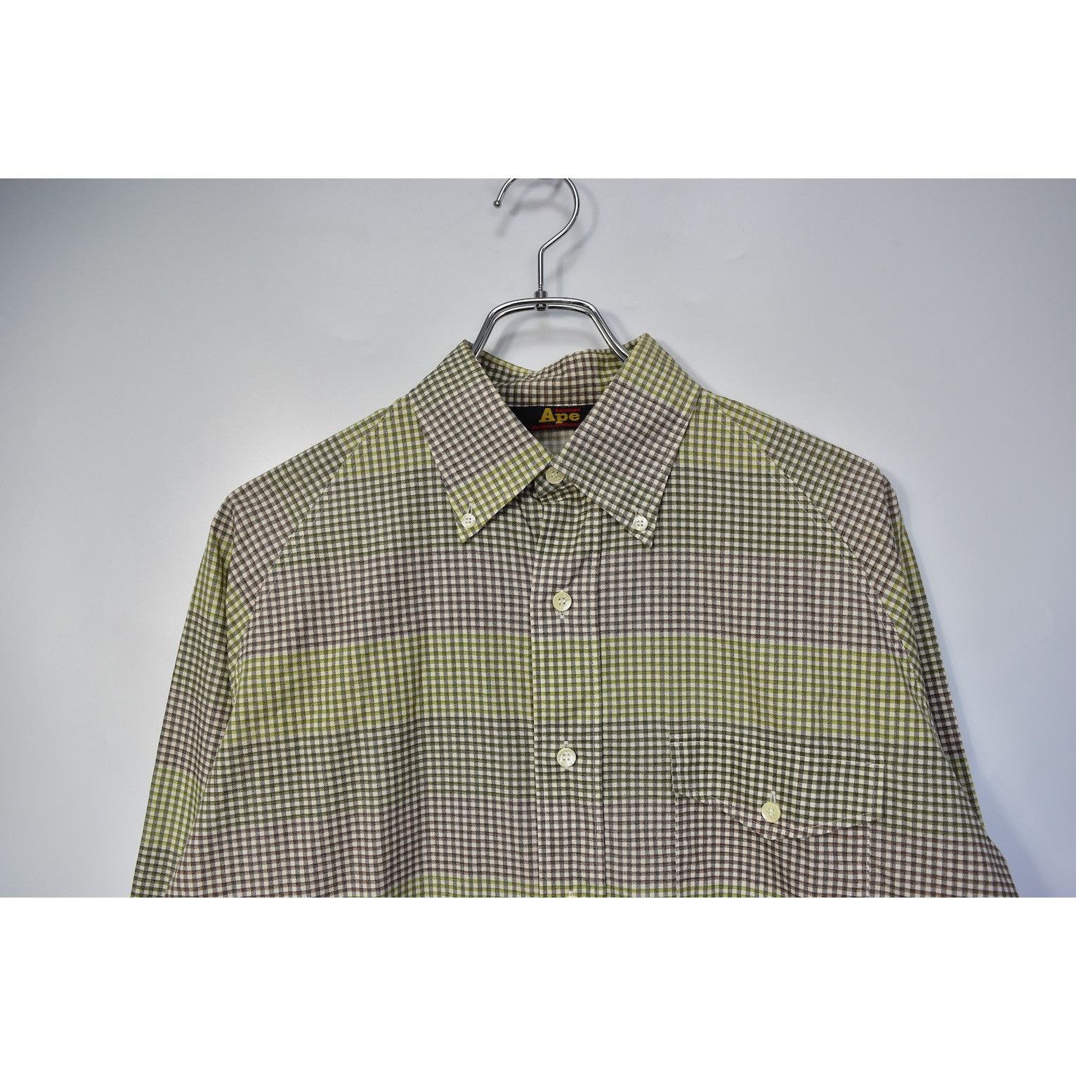 Bape × Vintage Checkered Button Up Shirt Size US M / EU 48-50 / 2 - 5 Thumbnail