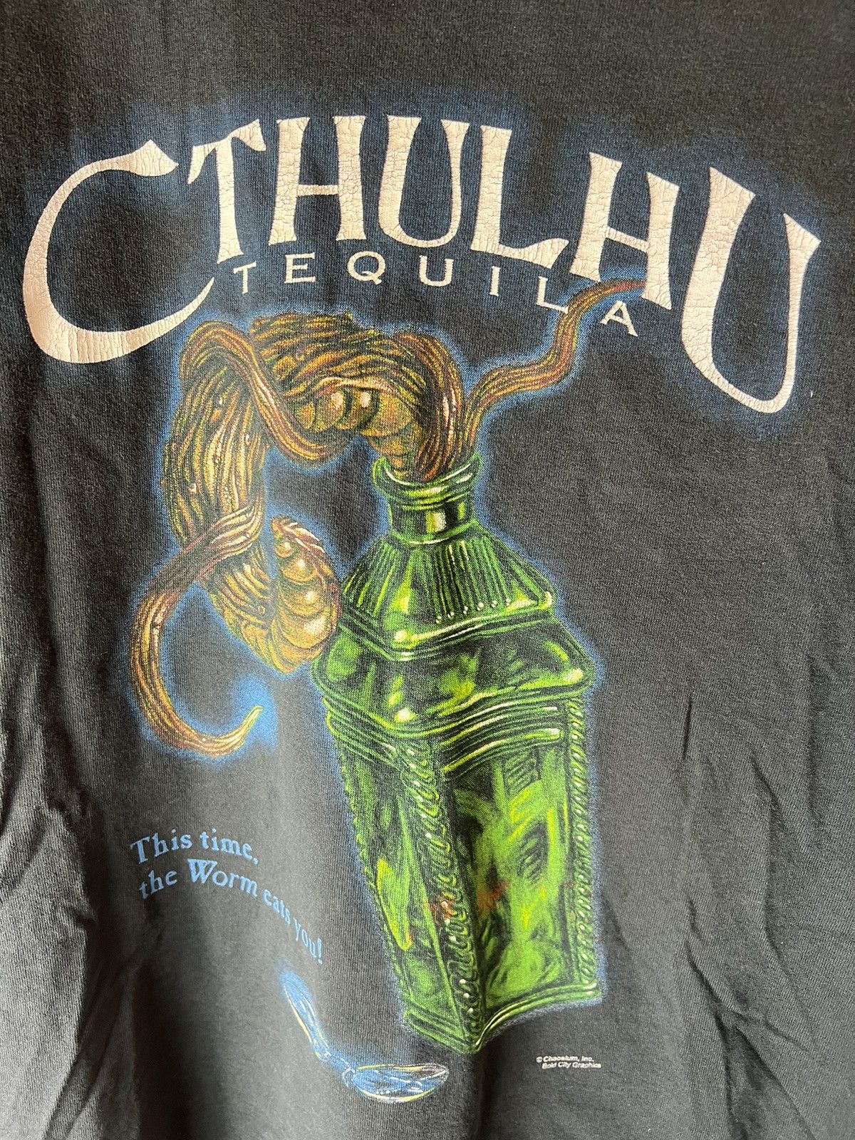 Vintage Vintage Cthulhu Tequila Chaosium Tee Size US XXL / EU 58 / 5 - 3 Thumbnail