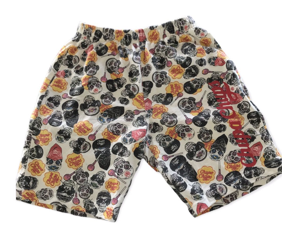 Seditionaries Chupa Chups Lolipop Skulls Short Pant Size US 27 - 2 Thumbnail