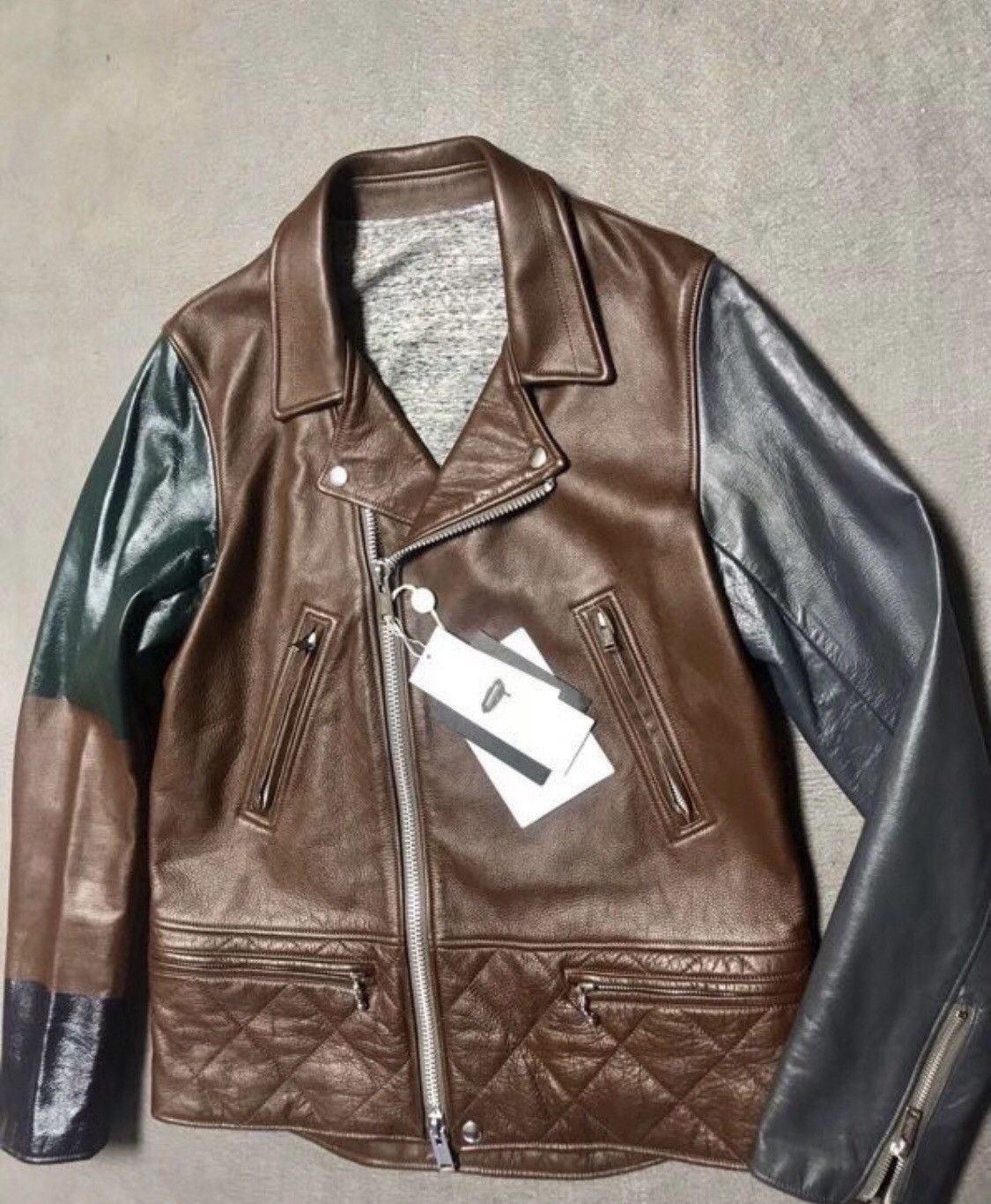 UNDERCOVER AW12 pycho color Bordeaux Leather Jacket