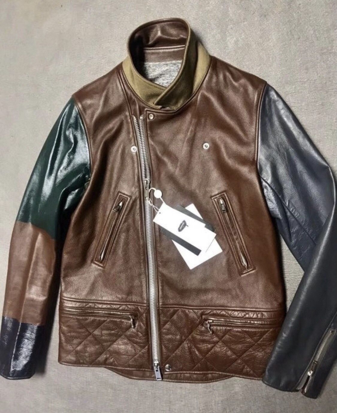 Undercover UNDERCOVER AW12 pycho color Bordeaux Leather Jacket Size US L / EU 52-54 / 3 - 12 Thumbnail