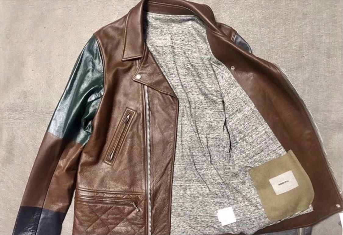 Undercover UNDERCOVER AW12 pycho color Bordeaux Leather Jacket Size US L / EU 52-54 / 3 - 5 Thumbnail