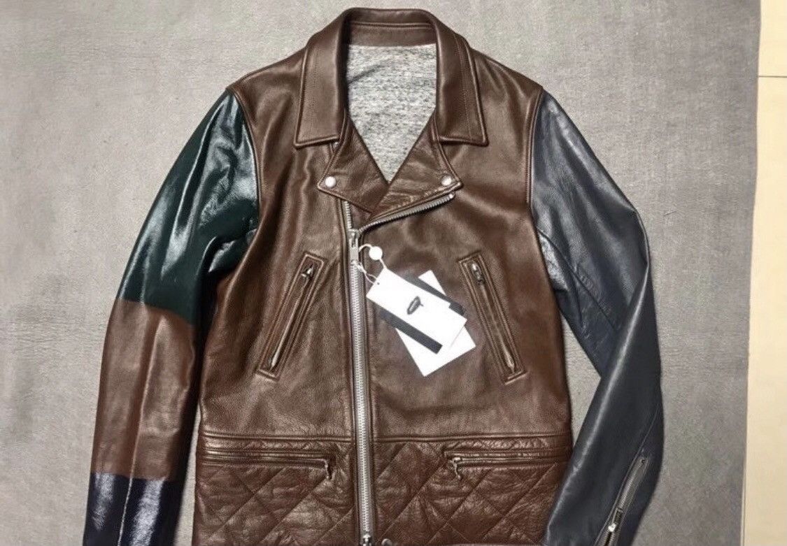 Undercover UNDERCOVER AW12 pycho color Bordeaux Leather Jacket Size US L / EU 52-54 / 3 - 3 Thumbnail