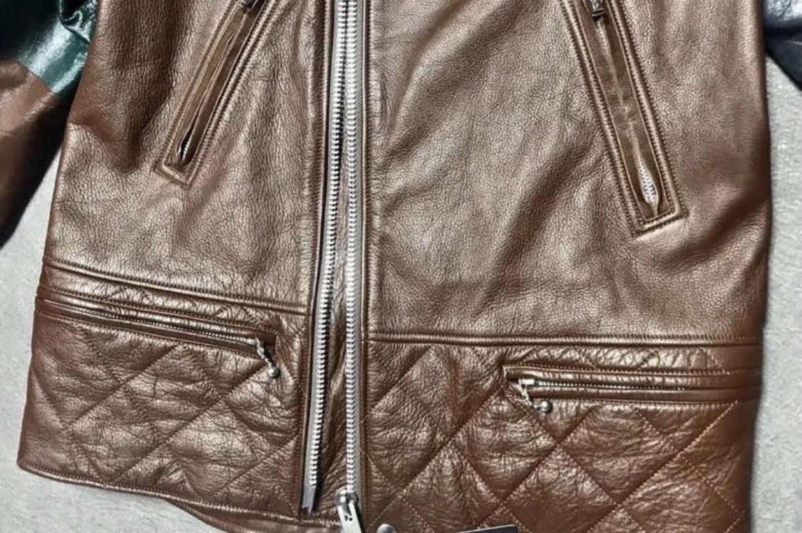 Undercover UNDERCOVER AW12 pycho color Bordeaux Leather Jacket Size US L / EU 52-54 / 3 - 4 Thumbnail