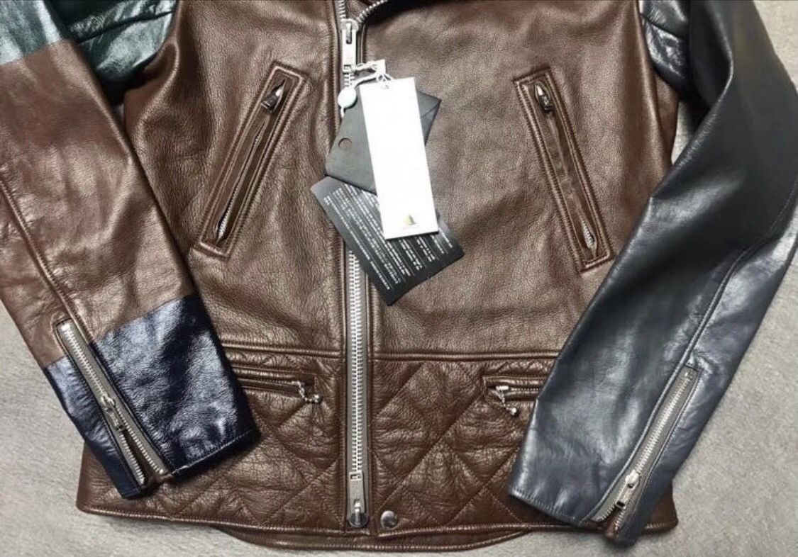 Undercover UNDERCOVER AW12 pycho color Bordeaux Leather Jacket Size US L / EU 52-54 / 3 - 6 Thumbnail