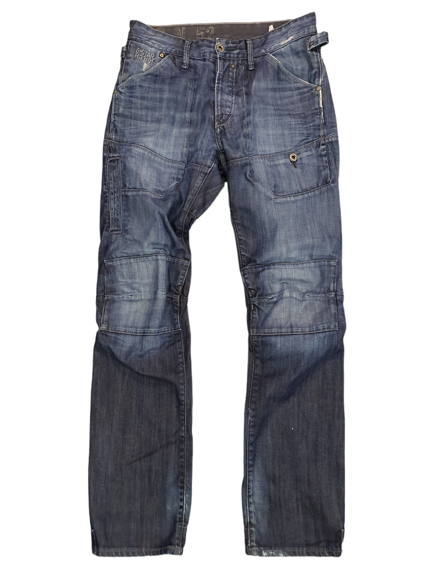 G-Star Constructed Front Pocket Blue Denim Cargo Jeans Size W31L34 Size US 31 - 1 Thumbnail