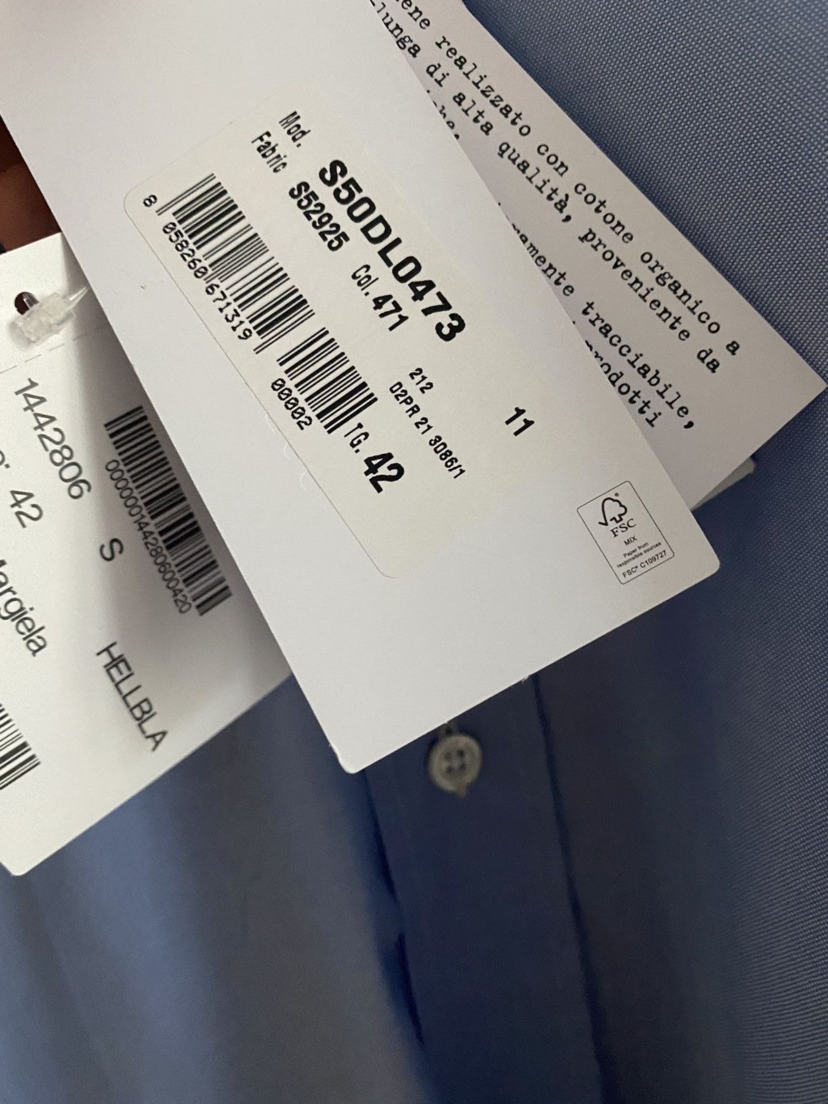 Maison Margiela Oversize Shirt 42 Size US L / EU 52-54 / 3 - 3 Thumbnail