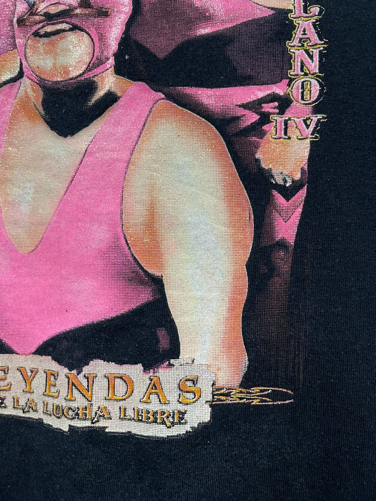 Rap Tees × Vintage × WCW/nWo Vintage 90s Wrestling Leyendas Lucha Libre T shirt Size US XL / EU 56 / 4 - 4 Thumbnail