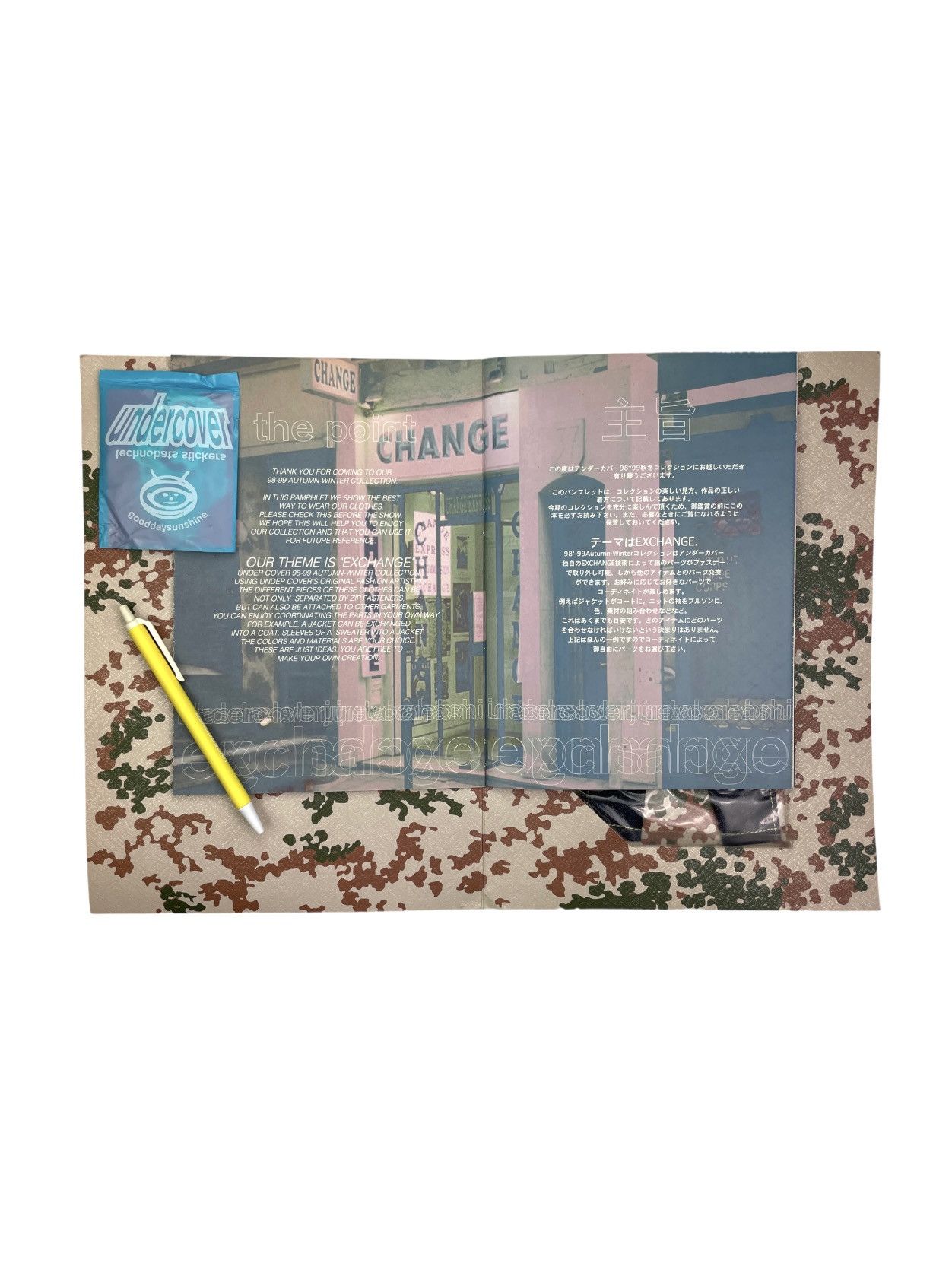 Undercover AW 98 "Exchange" Runway Book, Stickers & more Size ONE SIZE - 6 Thumbnail