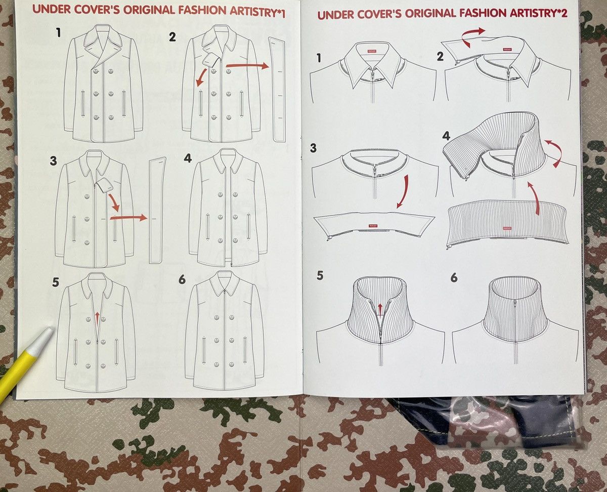 Undercover AW 98 "Exchange" Runway Book, Stickers & more Size ONE SIZE - 9 Thumbnail