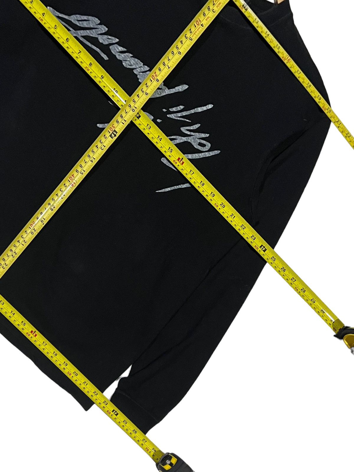 Ground Y × Hedi Slimane × Yohji Yamamoto VINTAGE YOHJI YAMAMOTO UP SIDE DOWN BIG SPELLOUT LONG SLEEVE Size US M / EU 48-50 / 2 - 10 Thumbnail