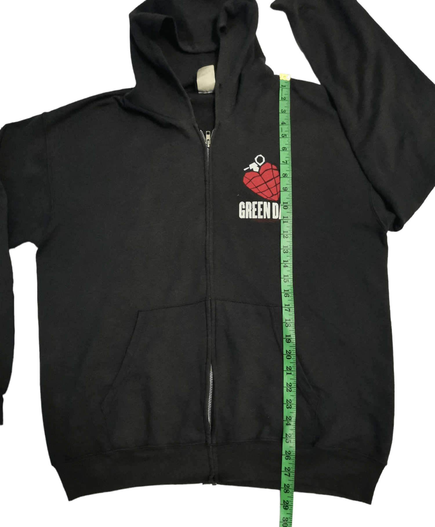 Band Tees Vintage Green Day 2004 American Idiot Hoodie Warning Size US L / EU 52-54 / 3 - 7 Thumbnail